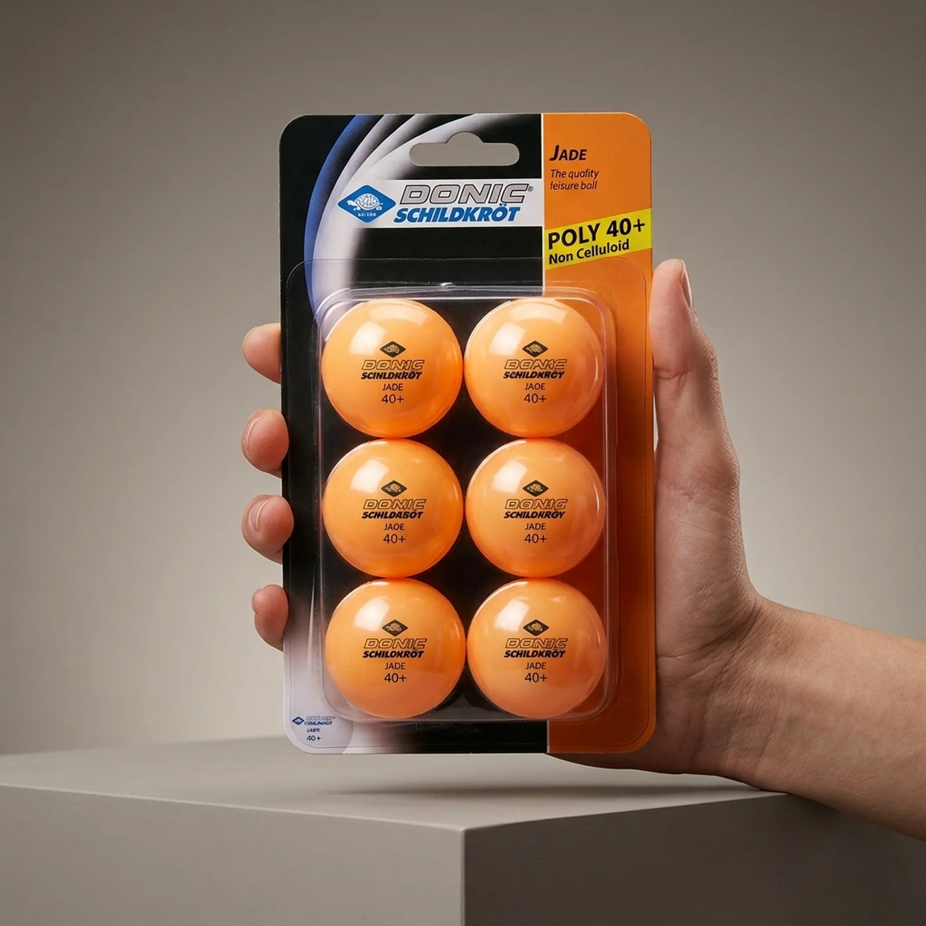 М'ячі Donic Jade ball 40+ 6 шт orange