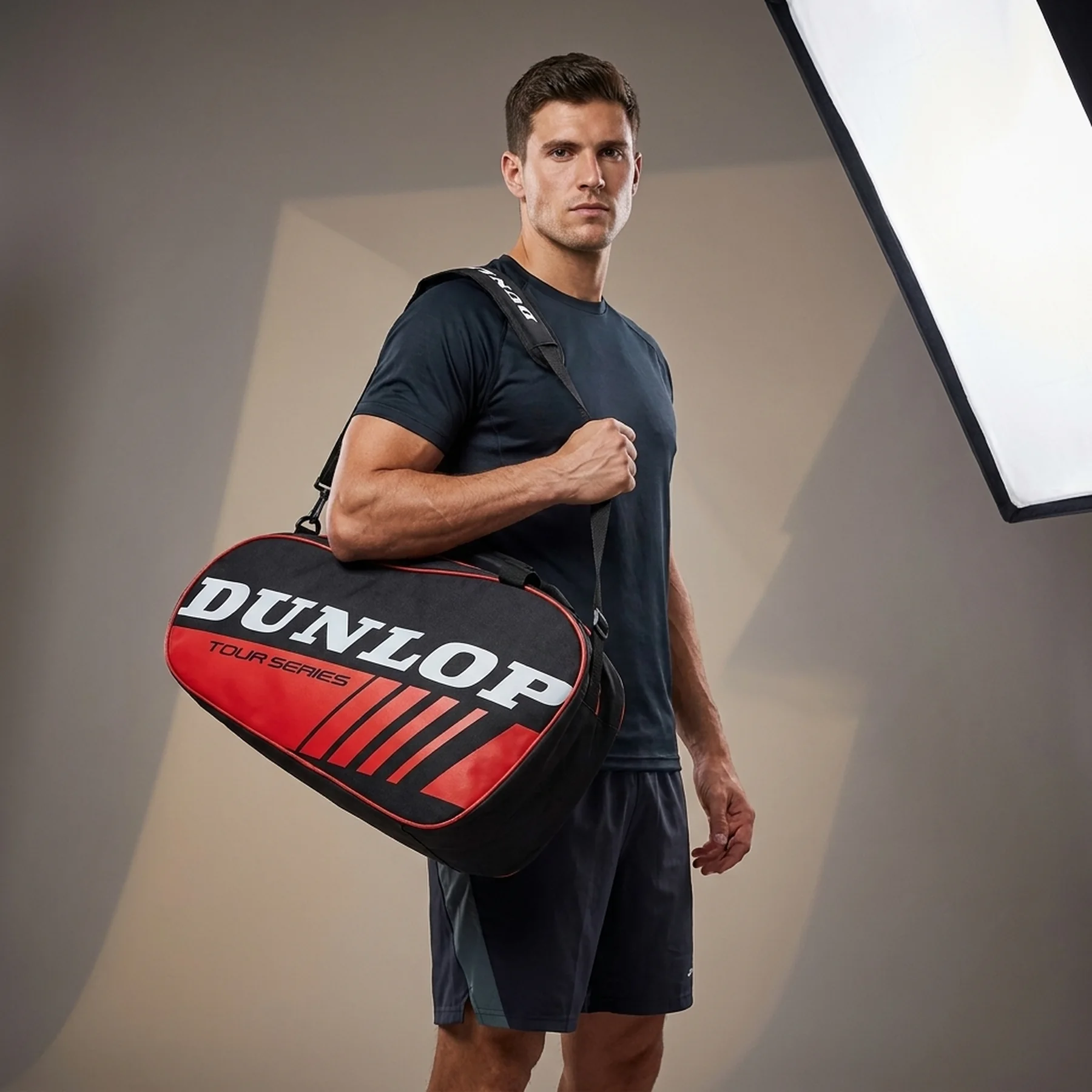 Сумка для падел тенісу Dunlop padel paletero intro blk/red (623851)