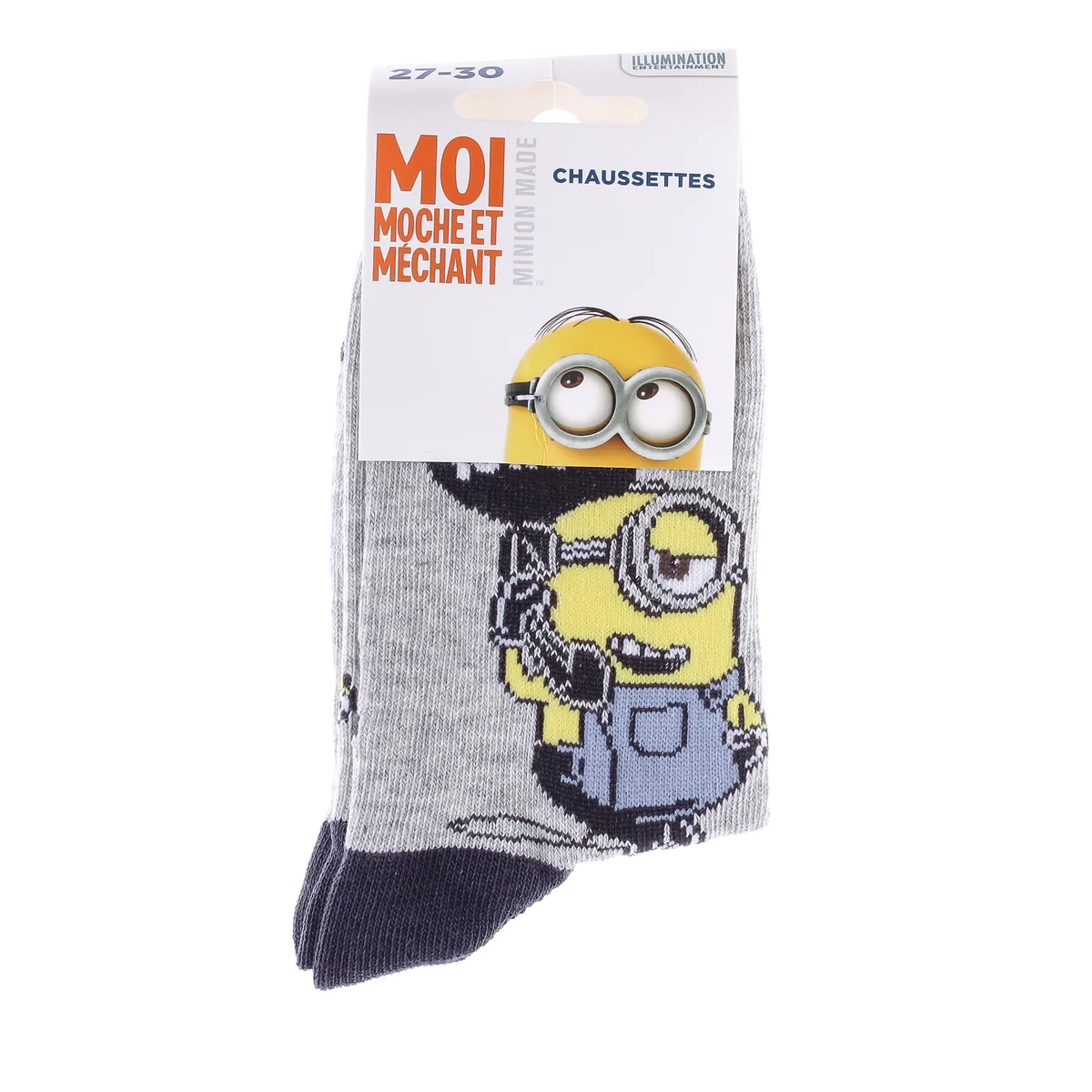 Шкарпетки MINONS HELLO LONDON сірий Діт 27-30, арт.37014-1