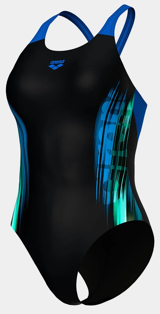 Купальник закритий для жінок Arena BREATH SWIMSUIT V BACK LB