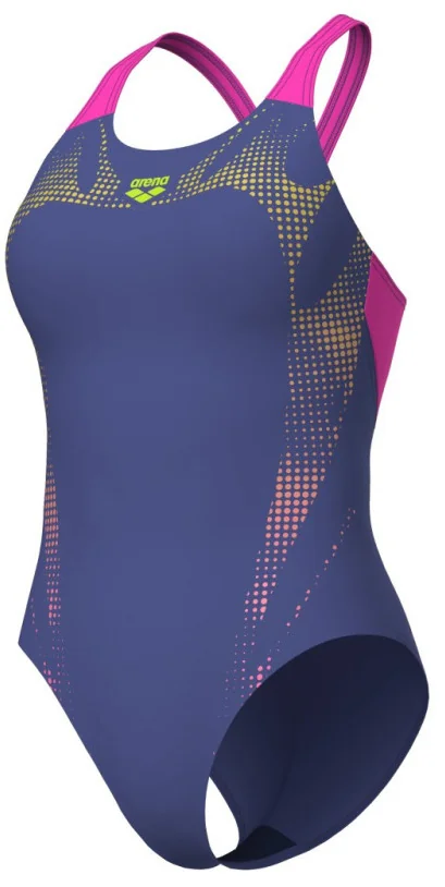 Купальник закритий для жінок Arena SPIDER WEB SWIMSUIT V BACK