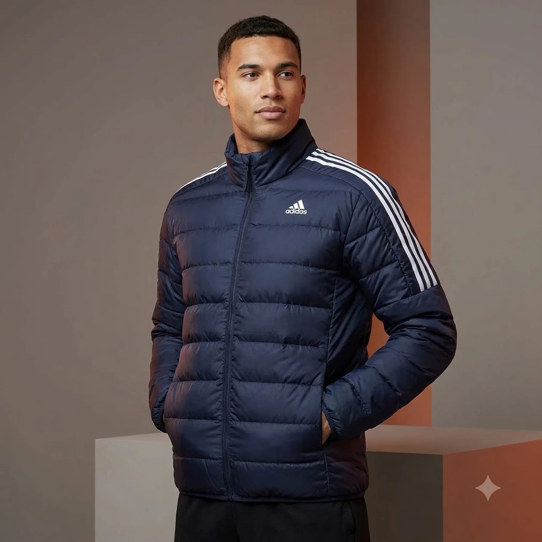 Куртка чоловіча Adidas Essential Down Jacket Blue (GH4594)