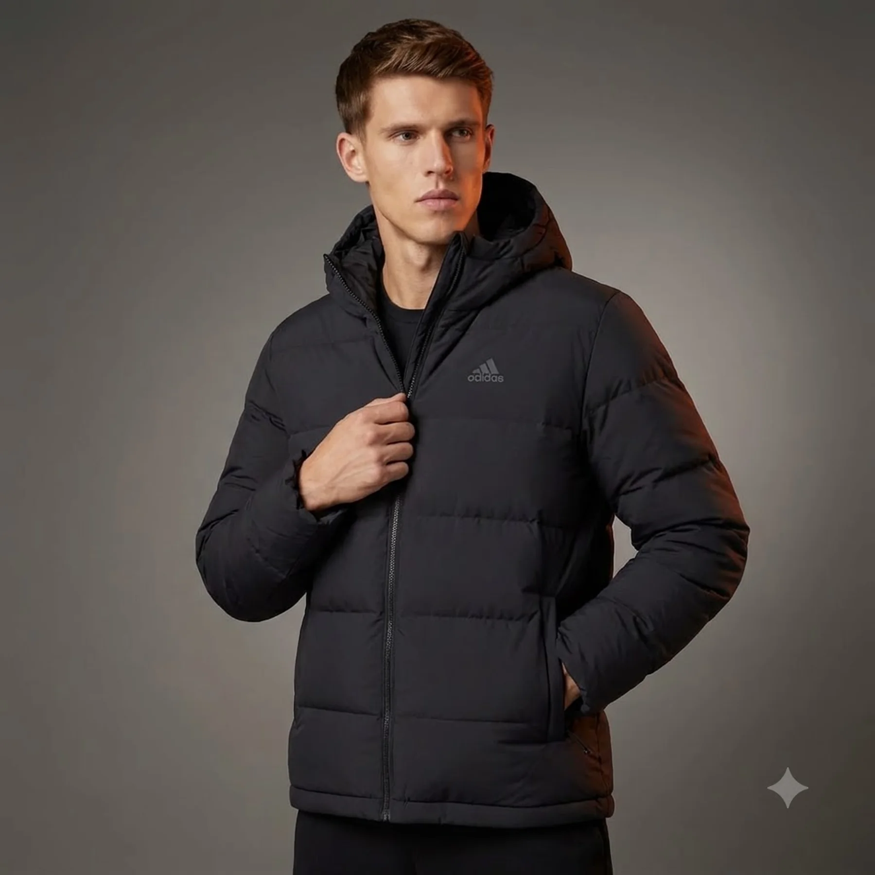 Куртка чоловіча Adidas Helionic Ho Jkt Black (HN5640)