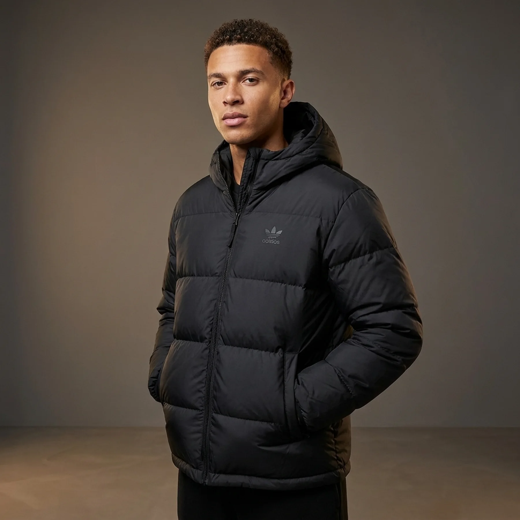 Куртка чоловіча Adidas Tonal Hooded Black (JX4123)