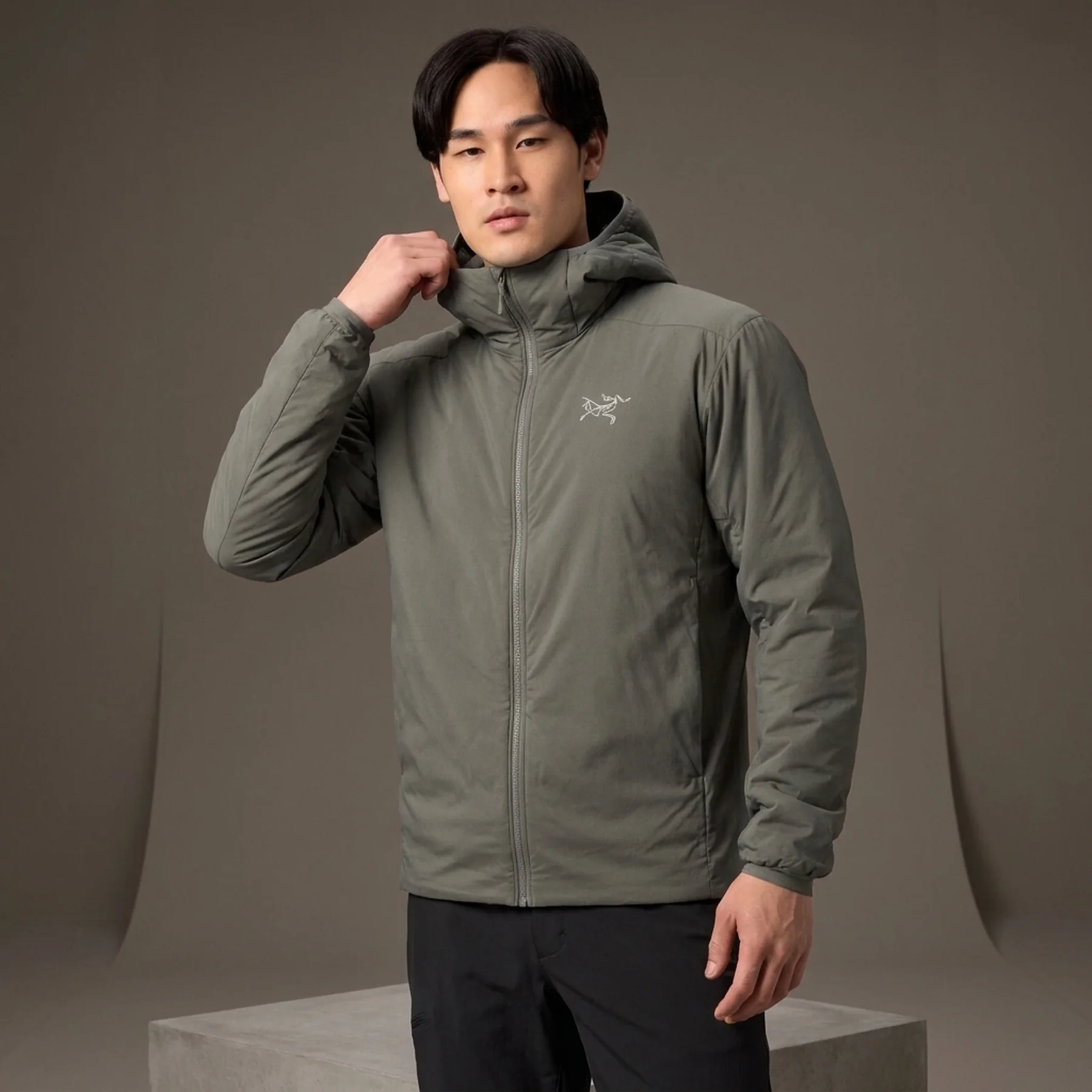 Куртка чоловіча Arc'teryx Atom Hoody Forage Grey (X00000955618)