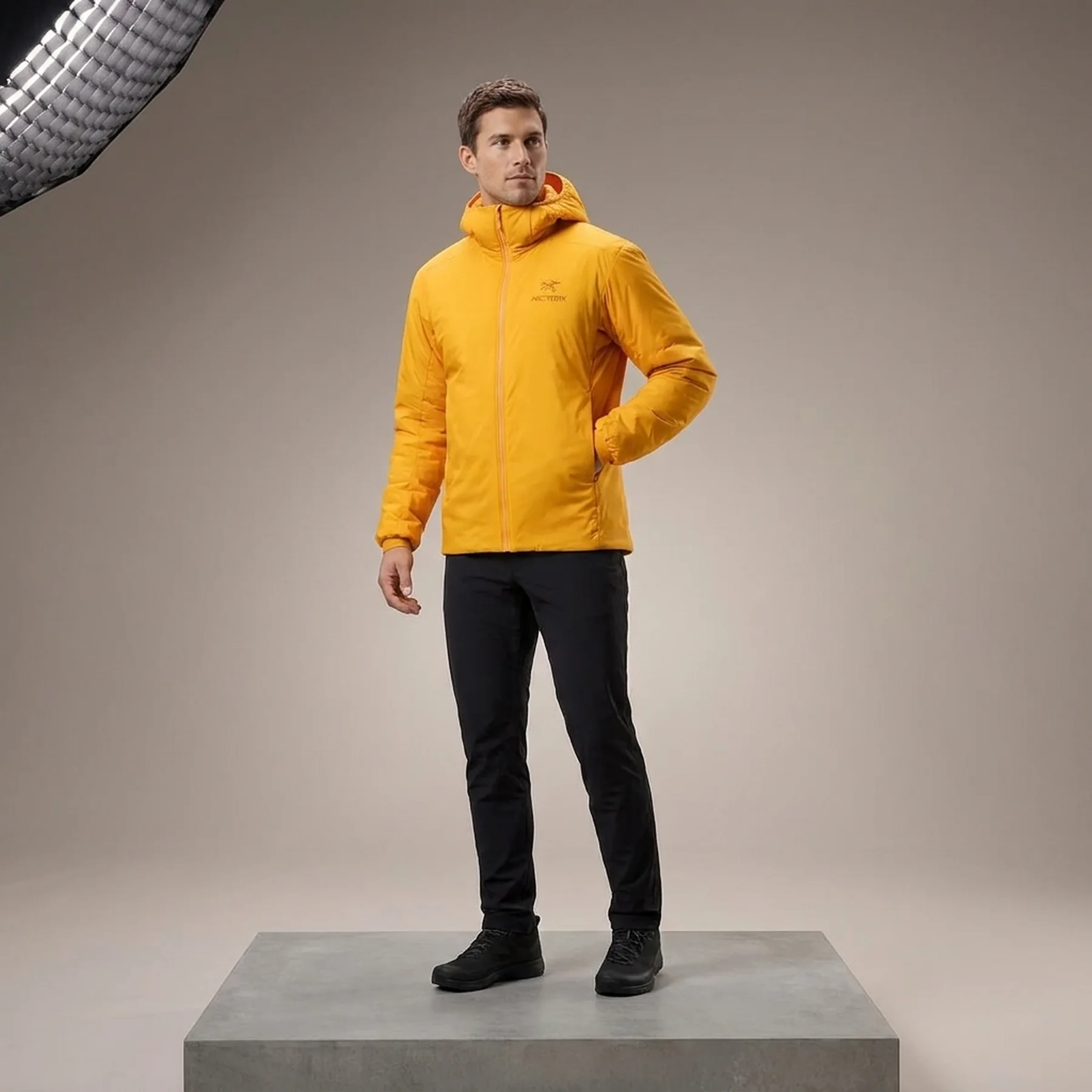 Куртка чоловіча Arc'teryx Men's Yellow Insulated Hoodie Arcteryx Atom (X000007487)