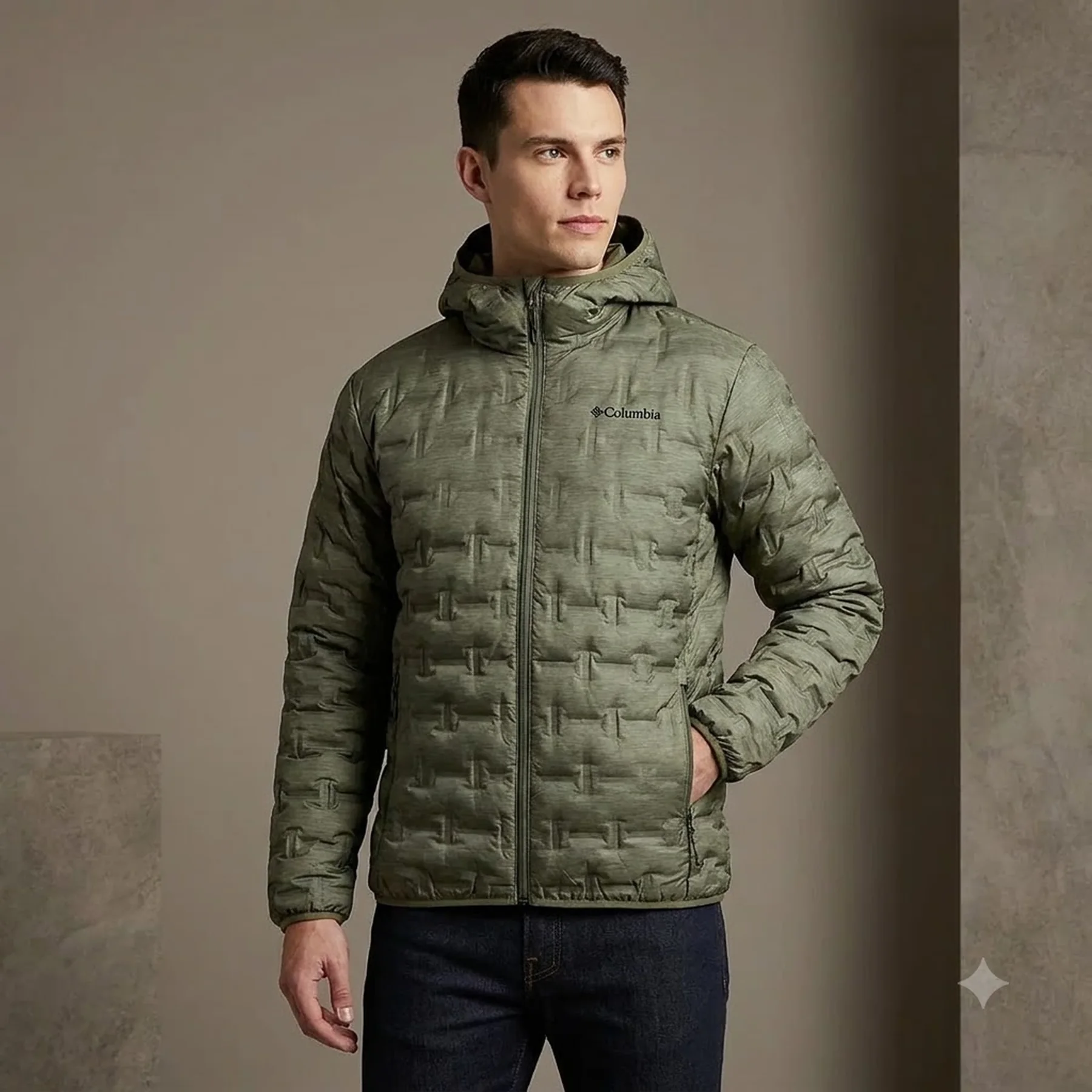 Куртка чоловіча Columbia Delta Ridge Down Hooded (WO0954-397)