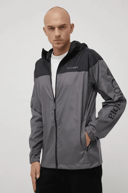 Куртка чоловіча Columbia Flash Challenger Novelty Grey/Black (1988715023)