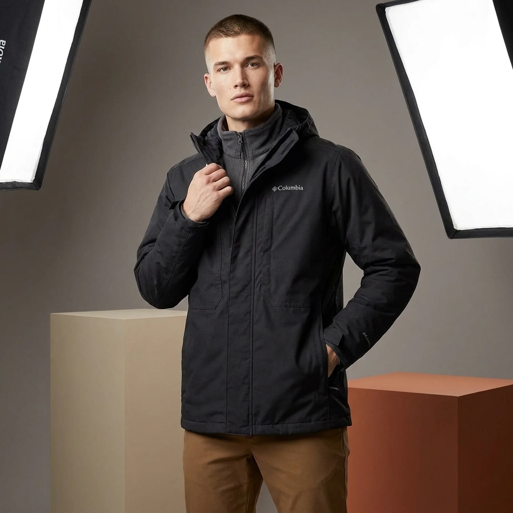 Куртка чоловіча Columbia Loma Vista Interchange Jacket Black (WM0399-011)