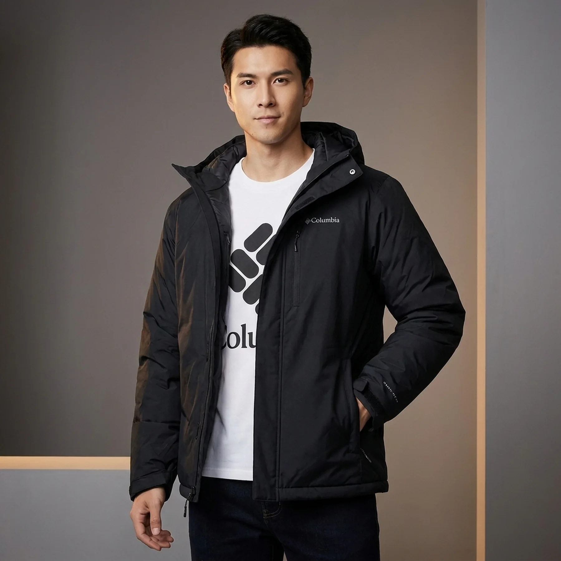 Куртка чоловіча Columbia Oak Harbor Omni-Heat Jacket Black (WO6764-010)