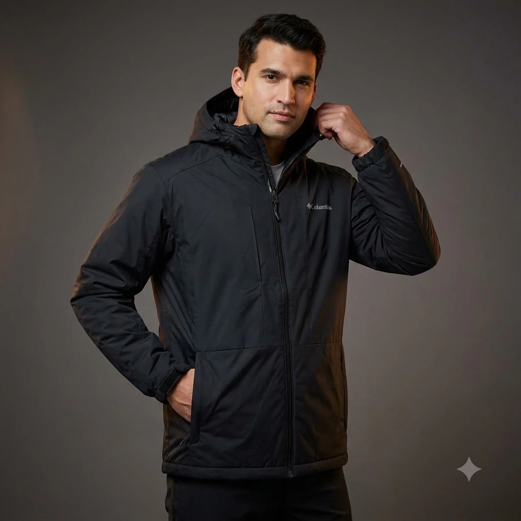 Куртка чоловіча Columbia Outdoor Point Park Black Wx1630-010 (WX1630-010)