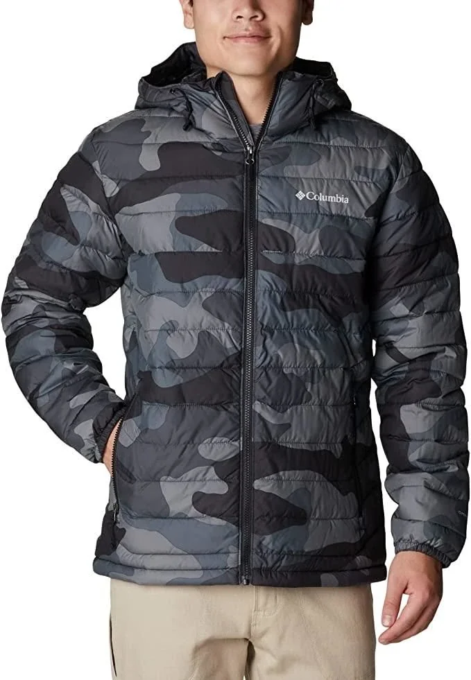Куртка чоловіча Columbia Powder Lite Hooded Jacket Omni-Heat Grey (WO1151-009)
