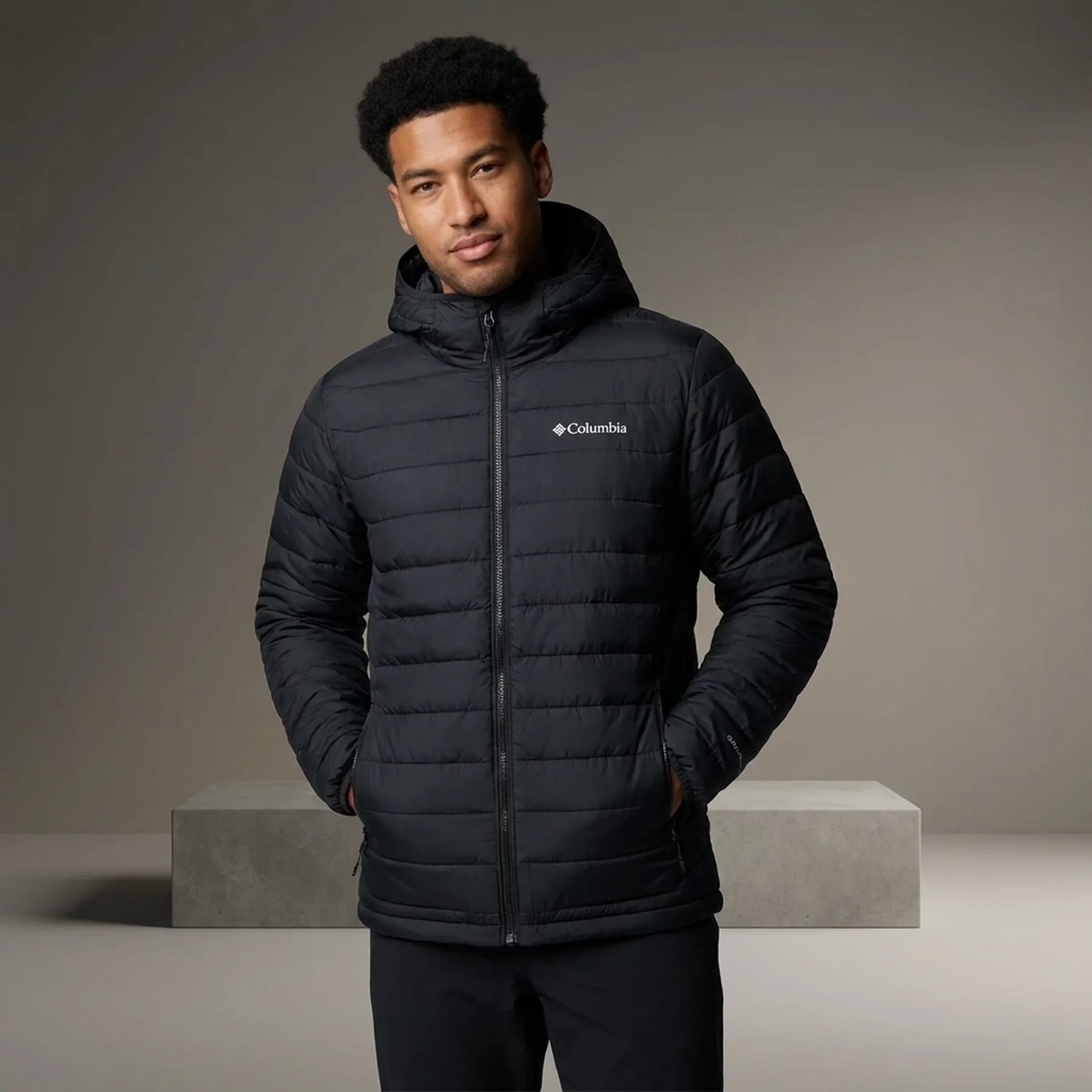 Куртка чоловіча Columbia Powder Lite™ Ii Hooded Black (2086944010)