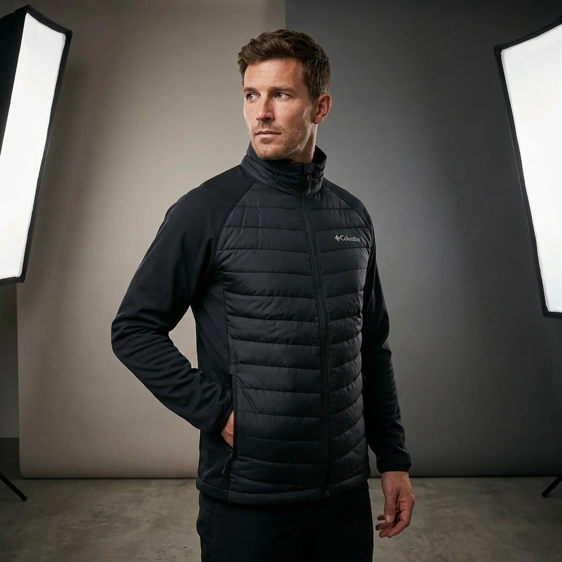 Куртка чоловіча Columbia Tech Hybrid Softshell Black (WX7913-010)