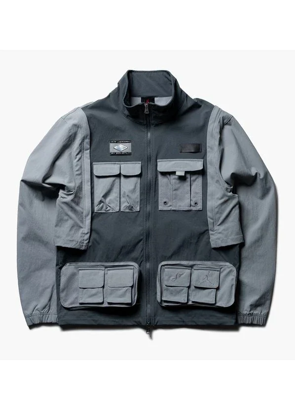 Куртка чоловіча Jordan X Solefly Jacket Grey (DV7515-077)