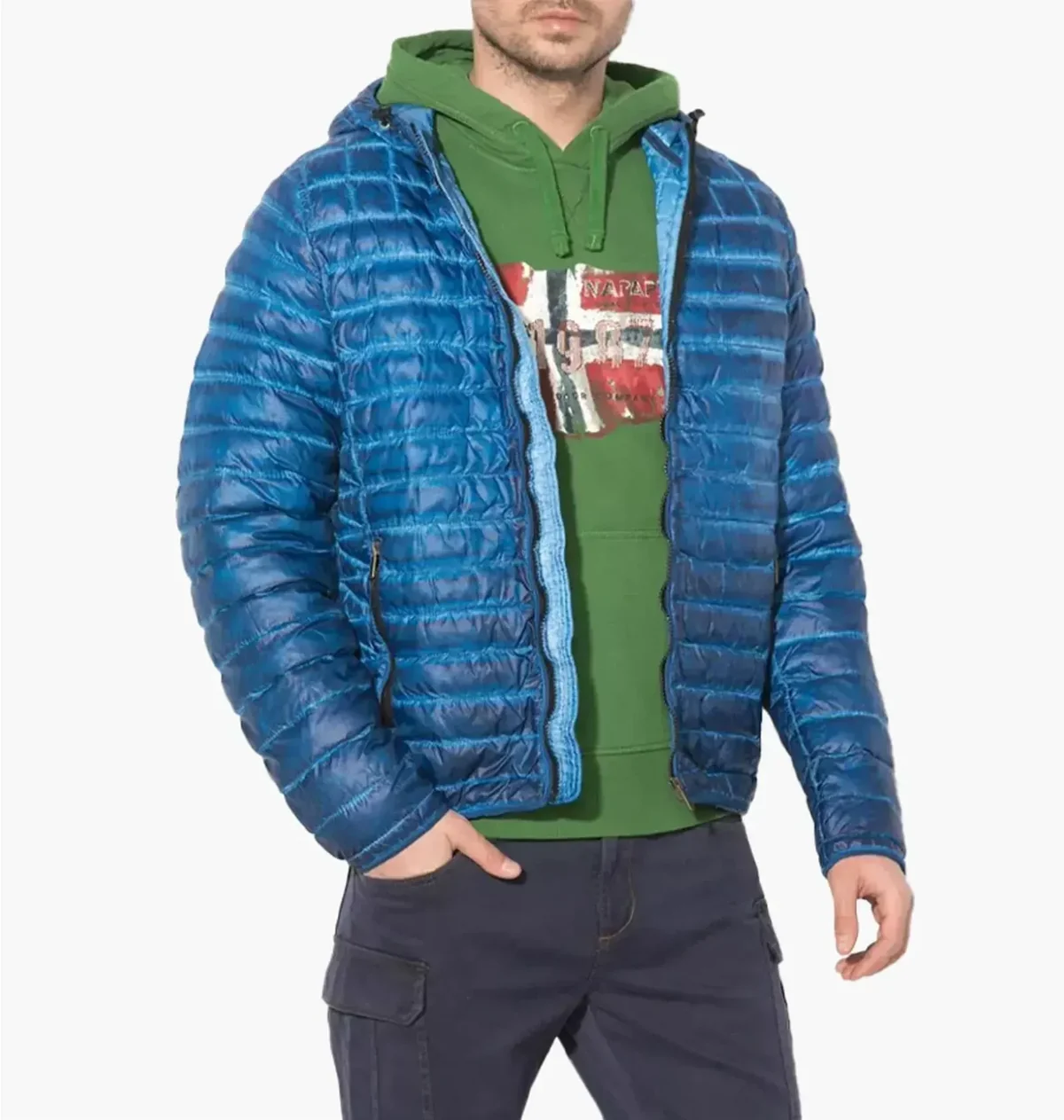 Куртка чоловіча Napapijri Micro Down Jacket Blue (N0YF2FB07)