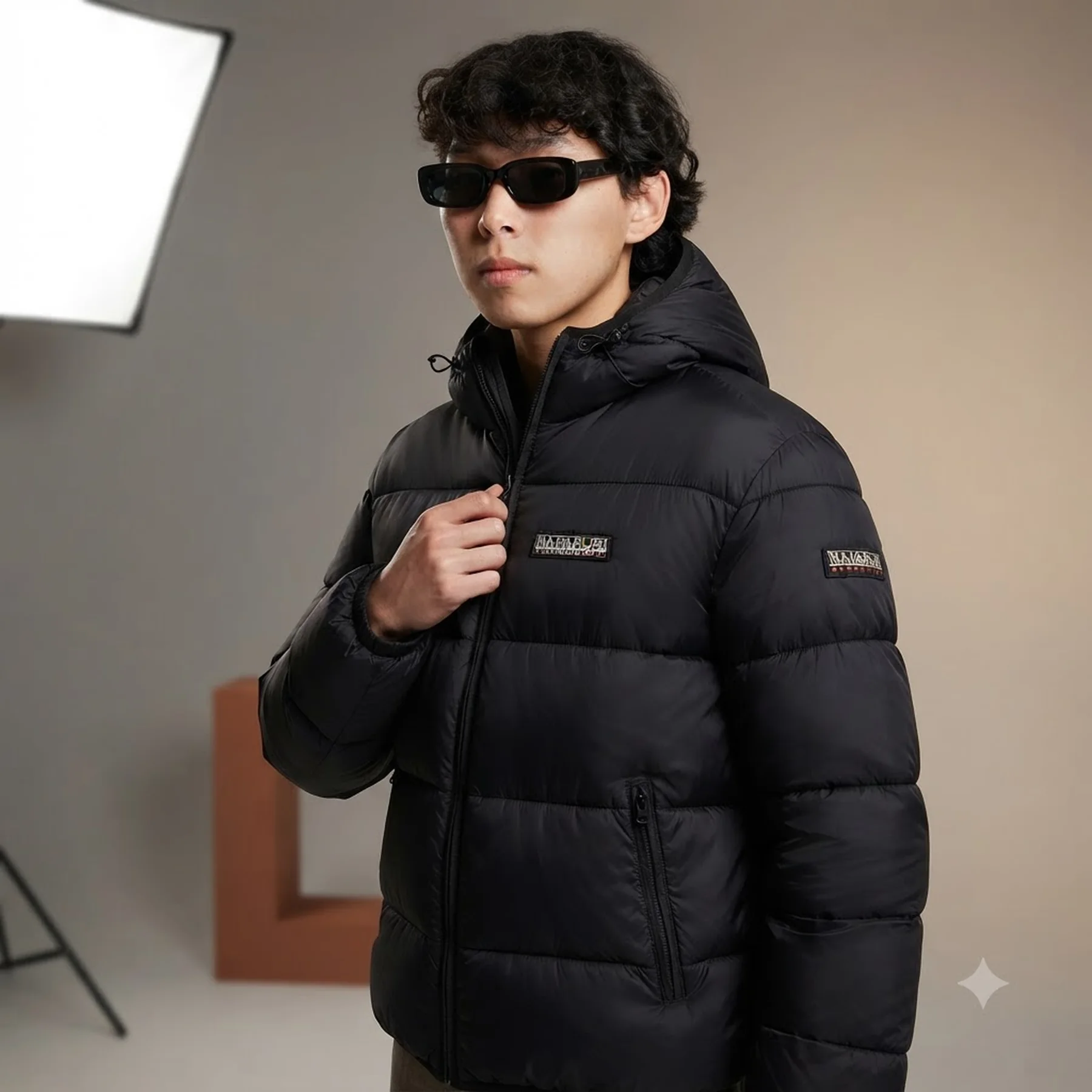 Куртка чоловіча Napapijri Suomi H 1 Jacket Black (NP0A4GJE0411)