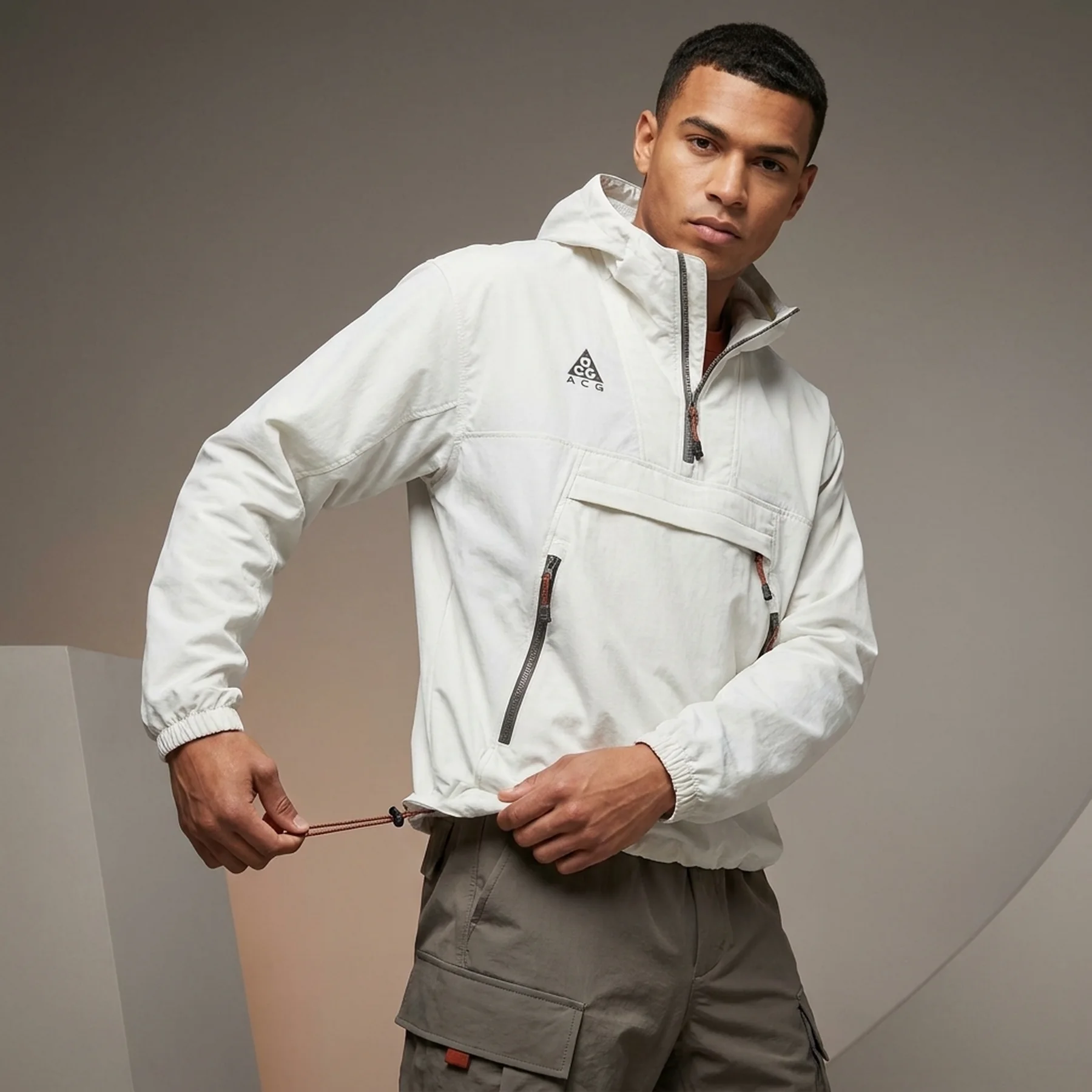 Куртка чоловіча Nike Acg Canyon Farer Anorak White (FQ1279-072)