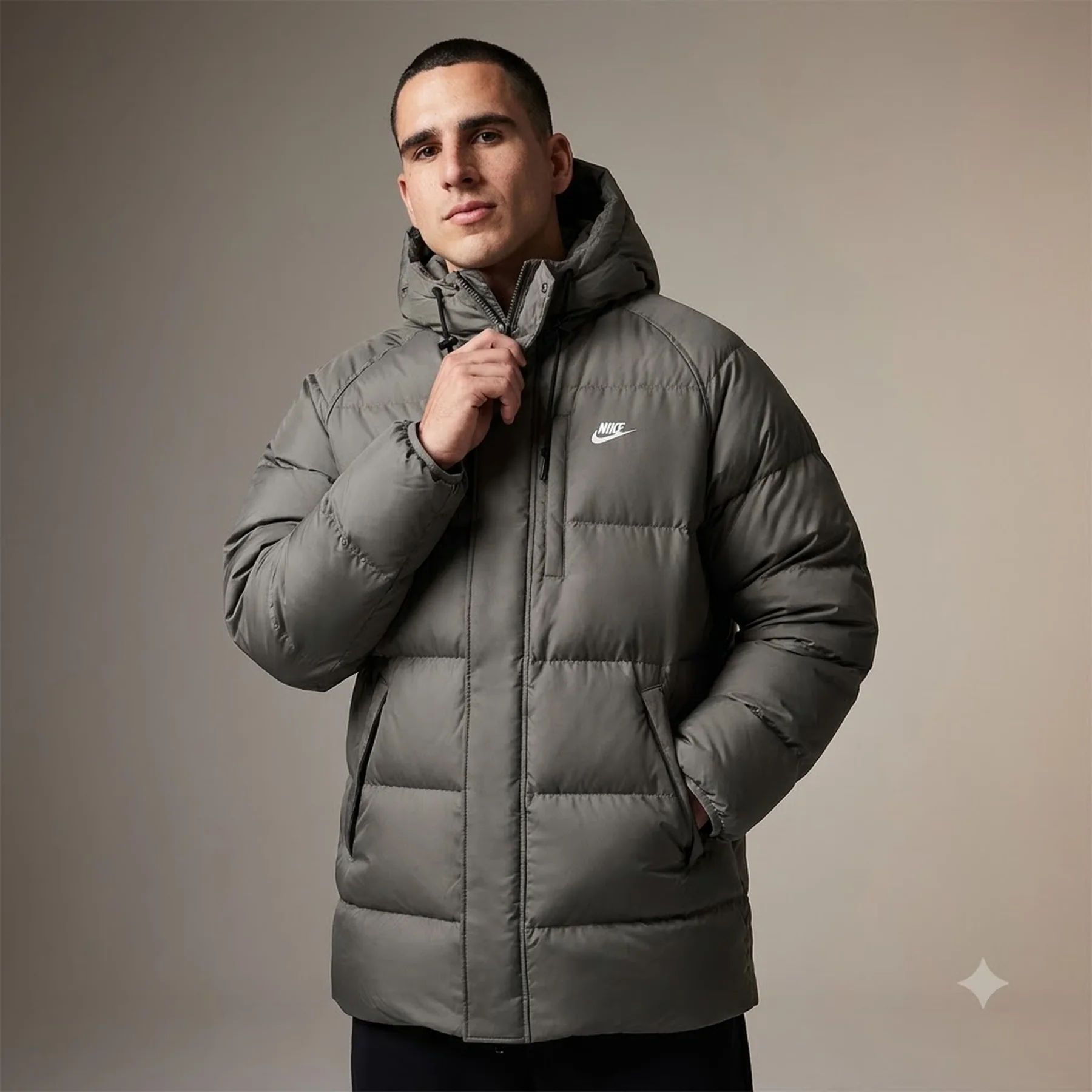 Куртка чоловіча Nike Club Grey (IB2973-068)