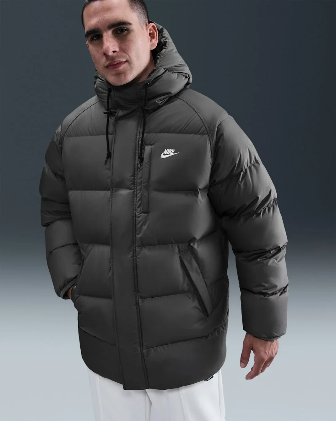 Куртка чоловіча Nike Club Grey (IB2973-068)