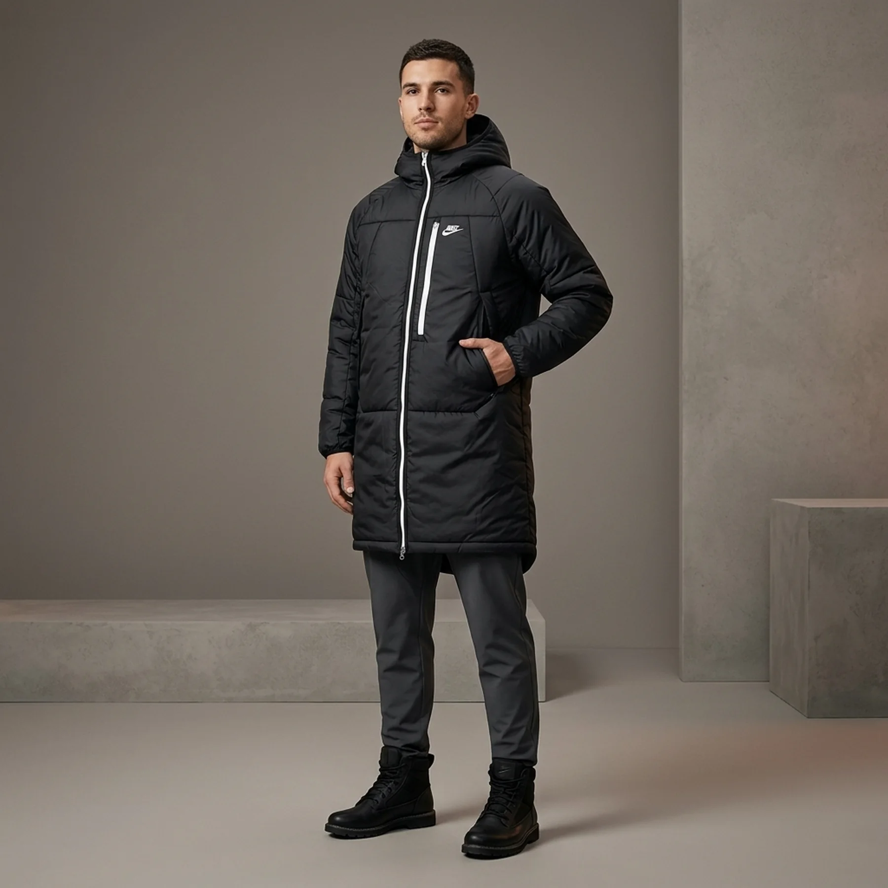 Куртка чоловіча Nike M Nsw Tf Rpl Legacy Black (DD6844-010)