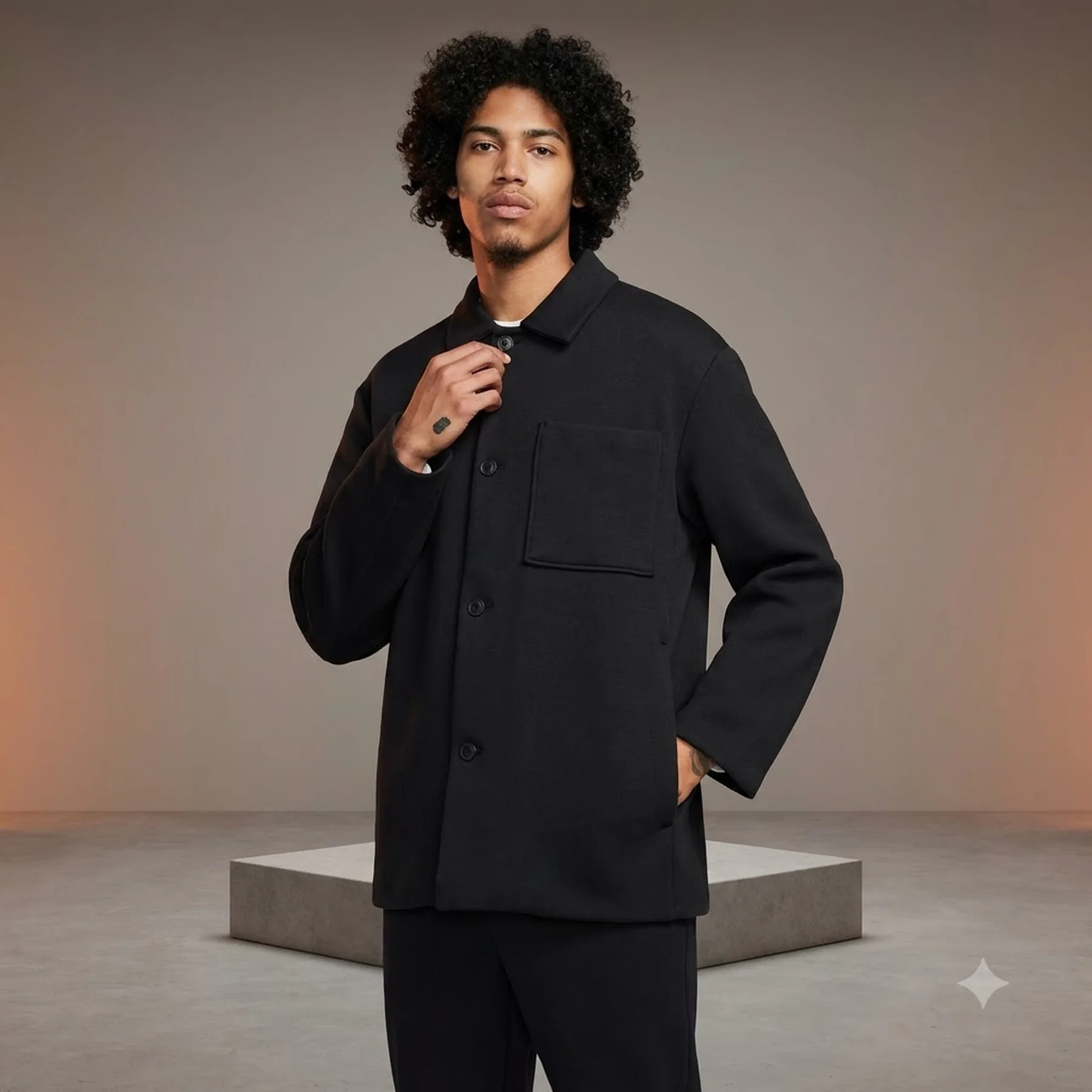 Куртка чоловіча Nike M Tch Flc Reimagine Shacket (FB8167-010)