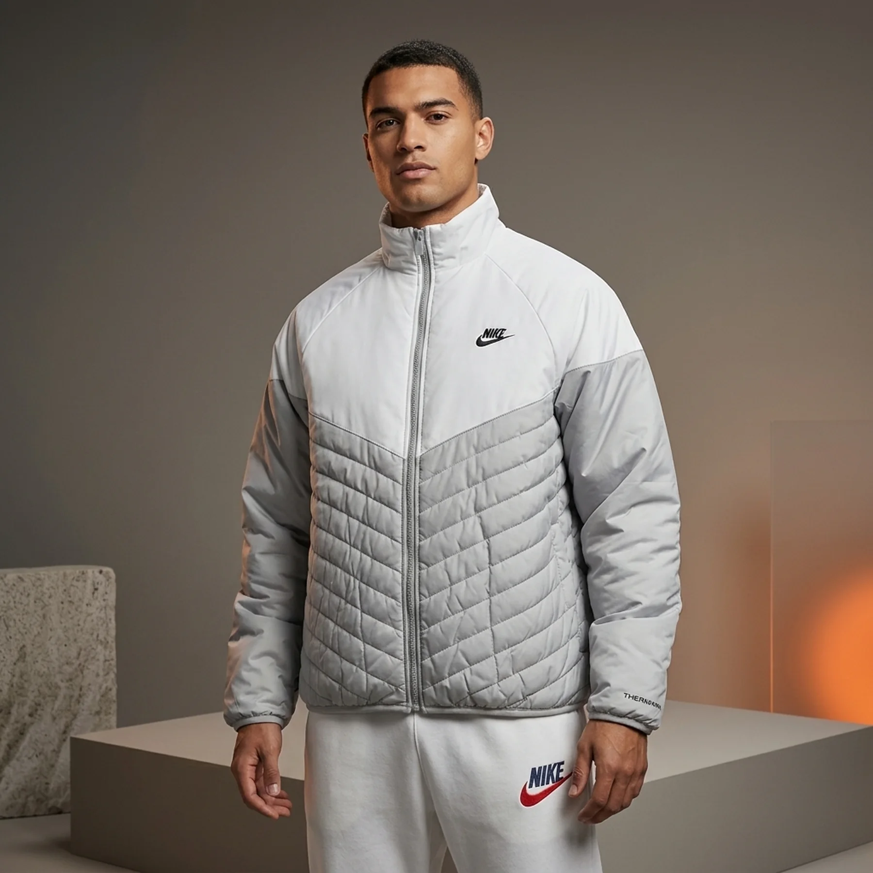 Куртка чоловіча Nike Midweight Puffer (FB8195-077)