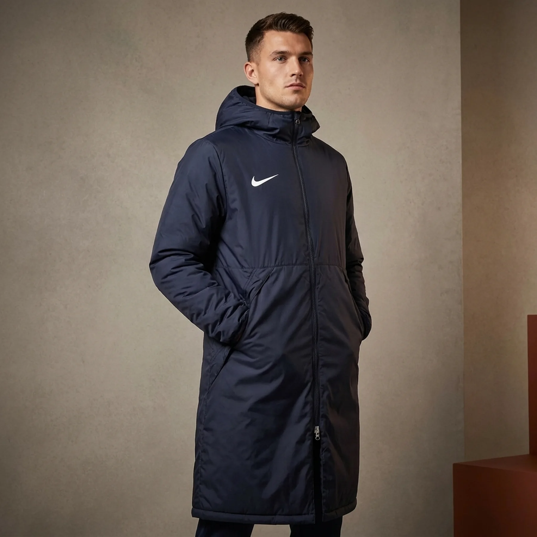 Куртка чоловіча Nike Team Park 20 Obsidian/White (CW6156-451)