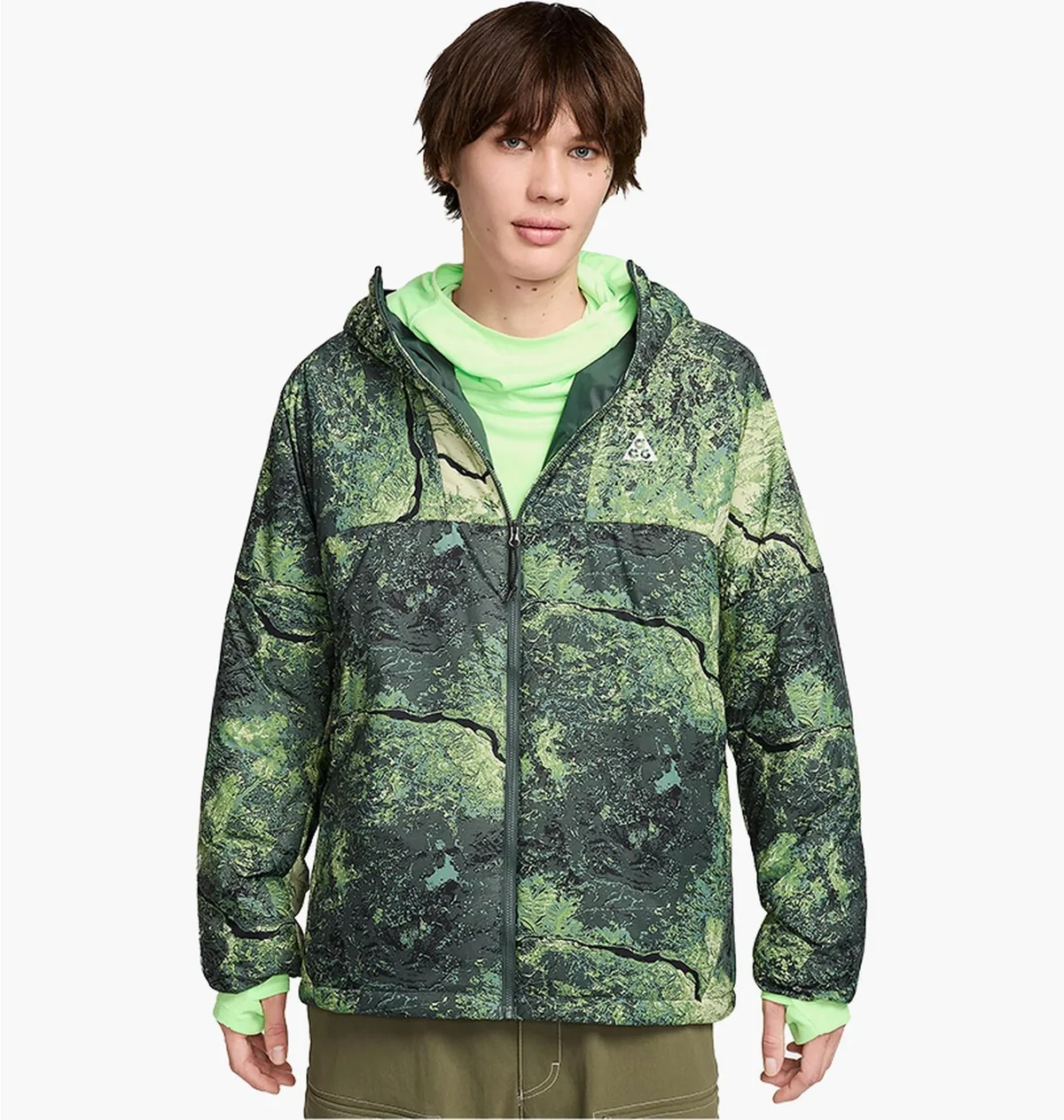 Куртка чоловіча Nike Therma-Fit Adv Acg „Rope De Dope” Green (FN7113-338)