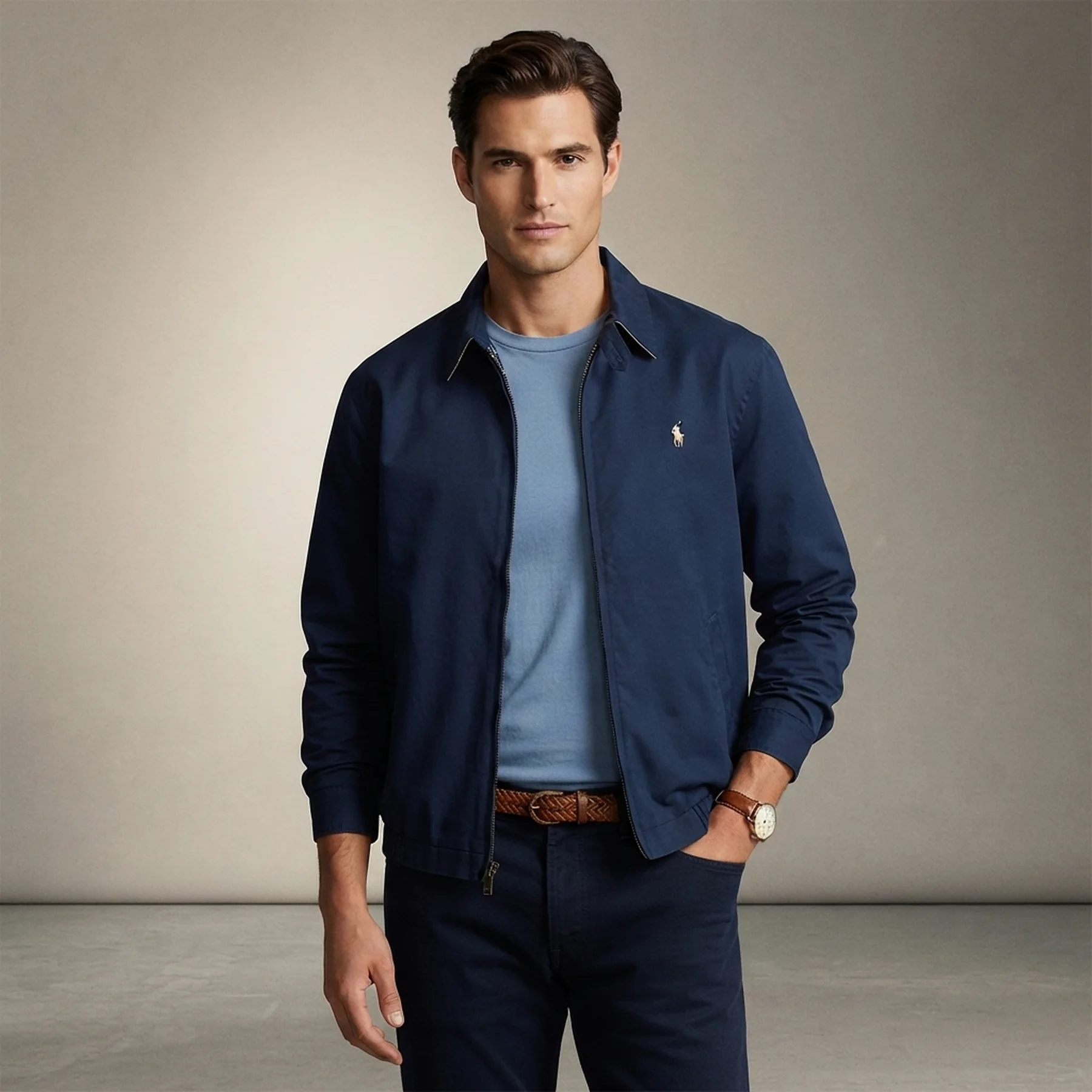 Куртка чоловіча Polo Ralph Lauren Lined Jacket - Dark Blue