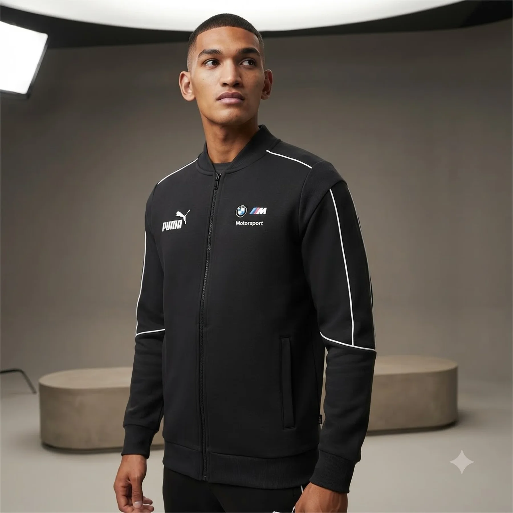Куртка чоловіча Puma Bmw M Motorsport Mt7 Track Jacket Black (538117-01)