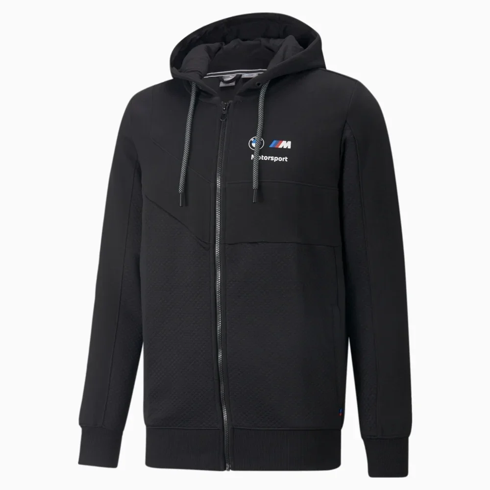 Куртка чоловіча Puma Bmw Motorsport Hooded Sweat Jacket Black (535864-01)