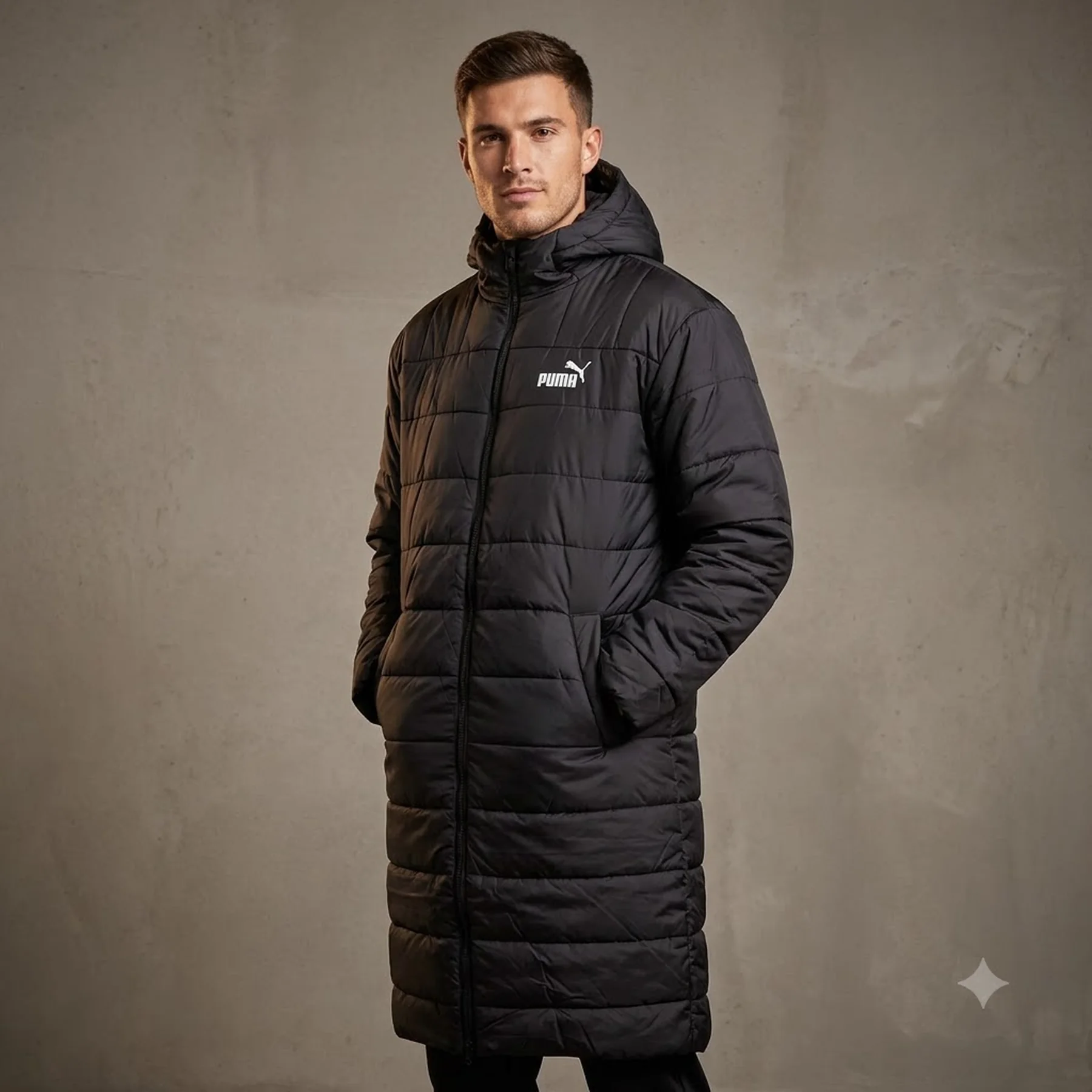 Куртка чоловіча Puma Ess+ Hooded Padded Coat (671712-01)