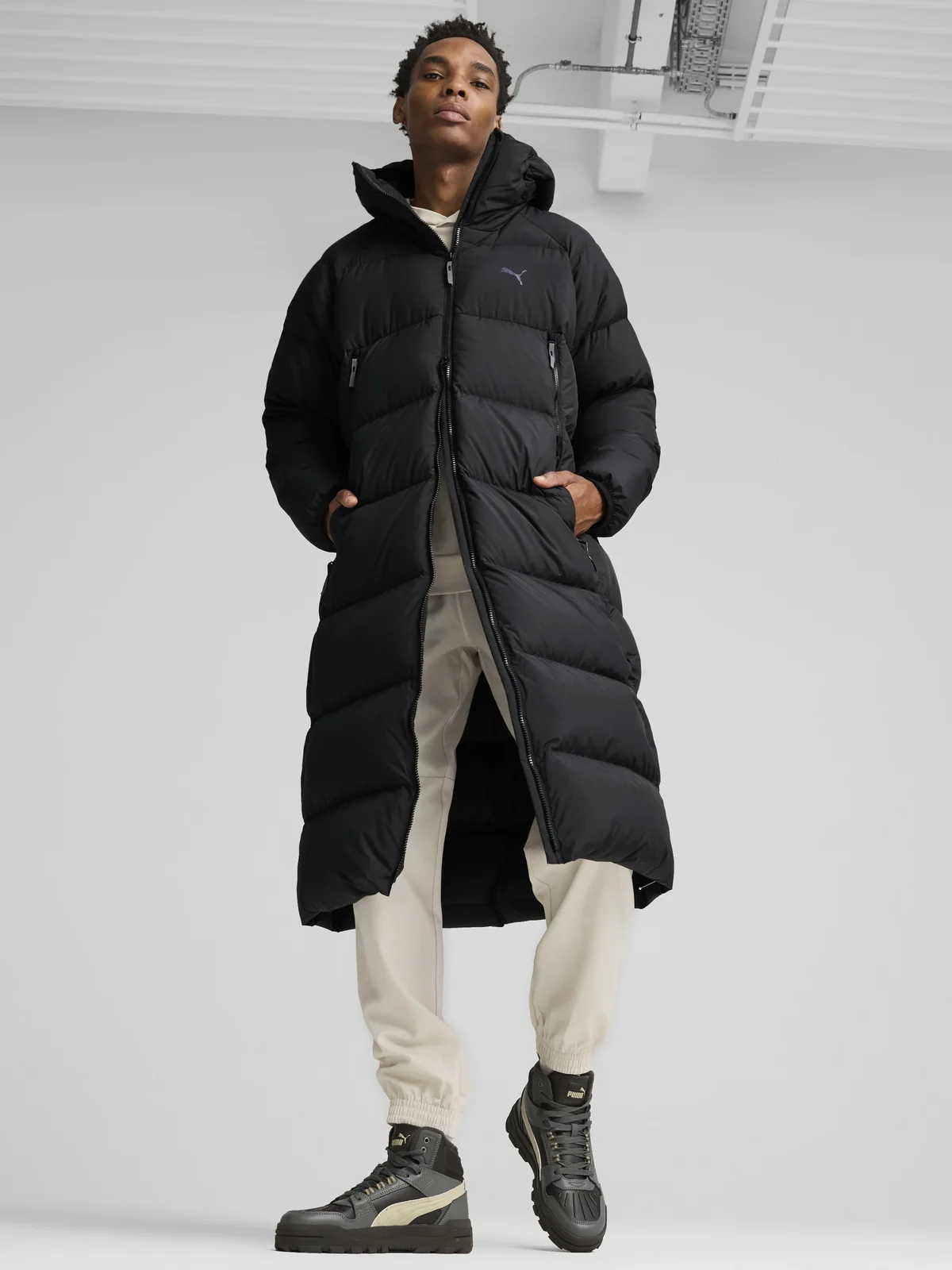 Куртка чоловіча Puma Long Hooded Down Coat (62646701)