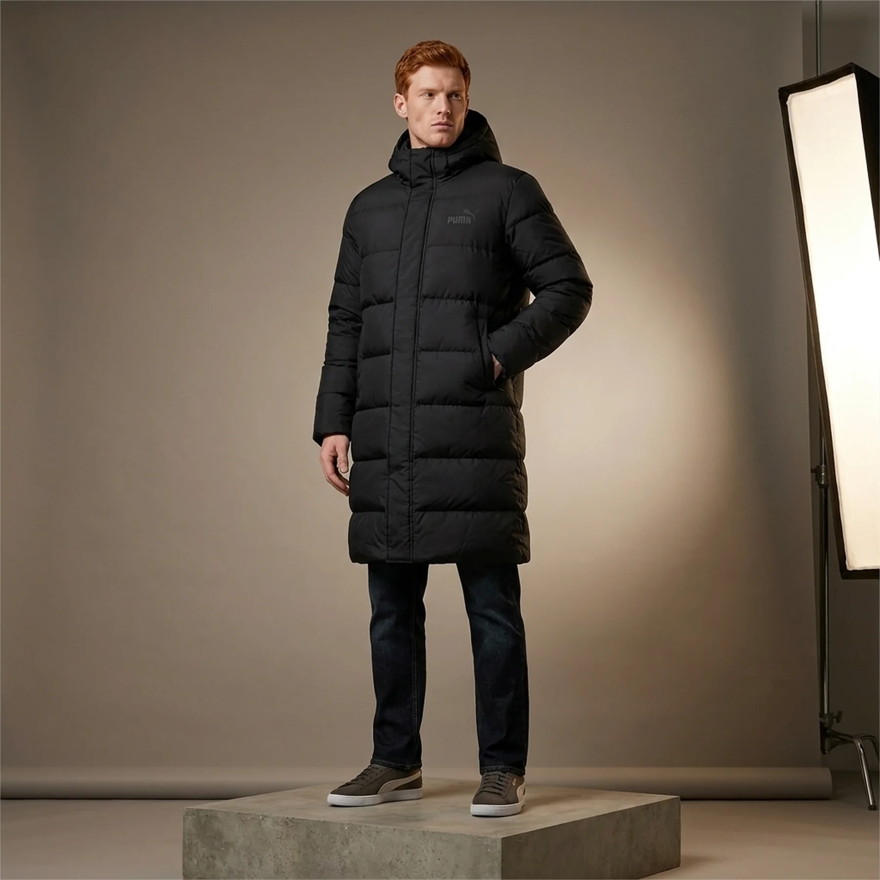 Куртка чоловіча Puma Men’S Long Hooded Down Coat (675377-01)
