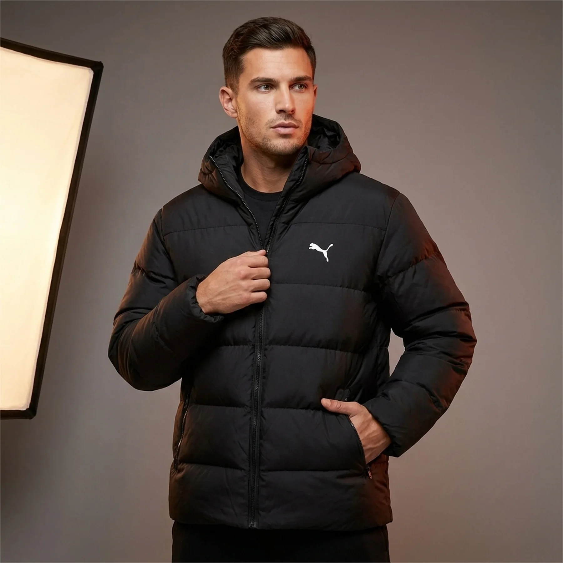 Куртка чоловіча Puma Puffer Jacket Black (627123-01)