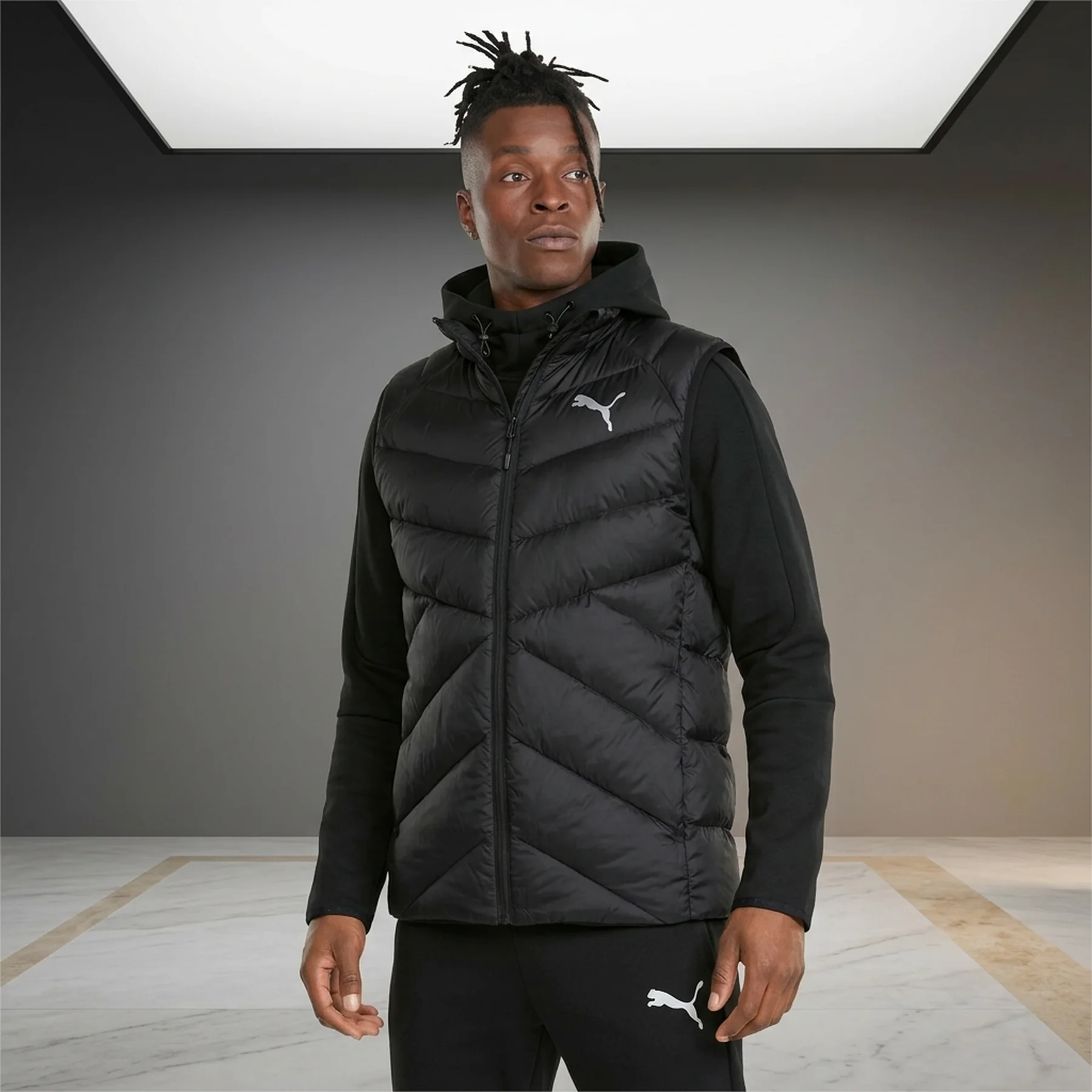 Куртка чоловіча Puma Pwrwarm Packlite Black (587700-01)