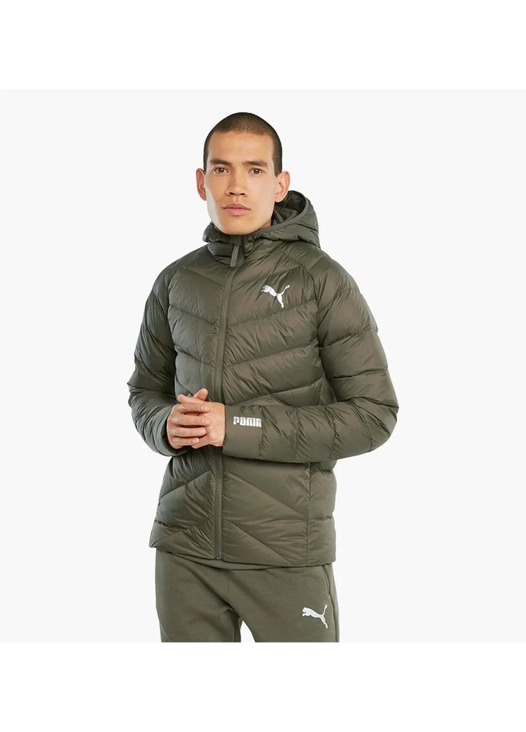 Куртка чоловіча Puma Pwrwarm Packlite Olive (587703-44)