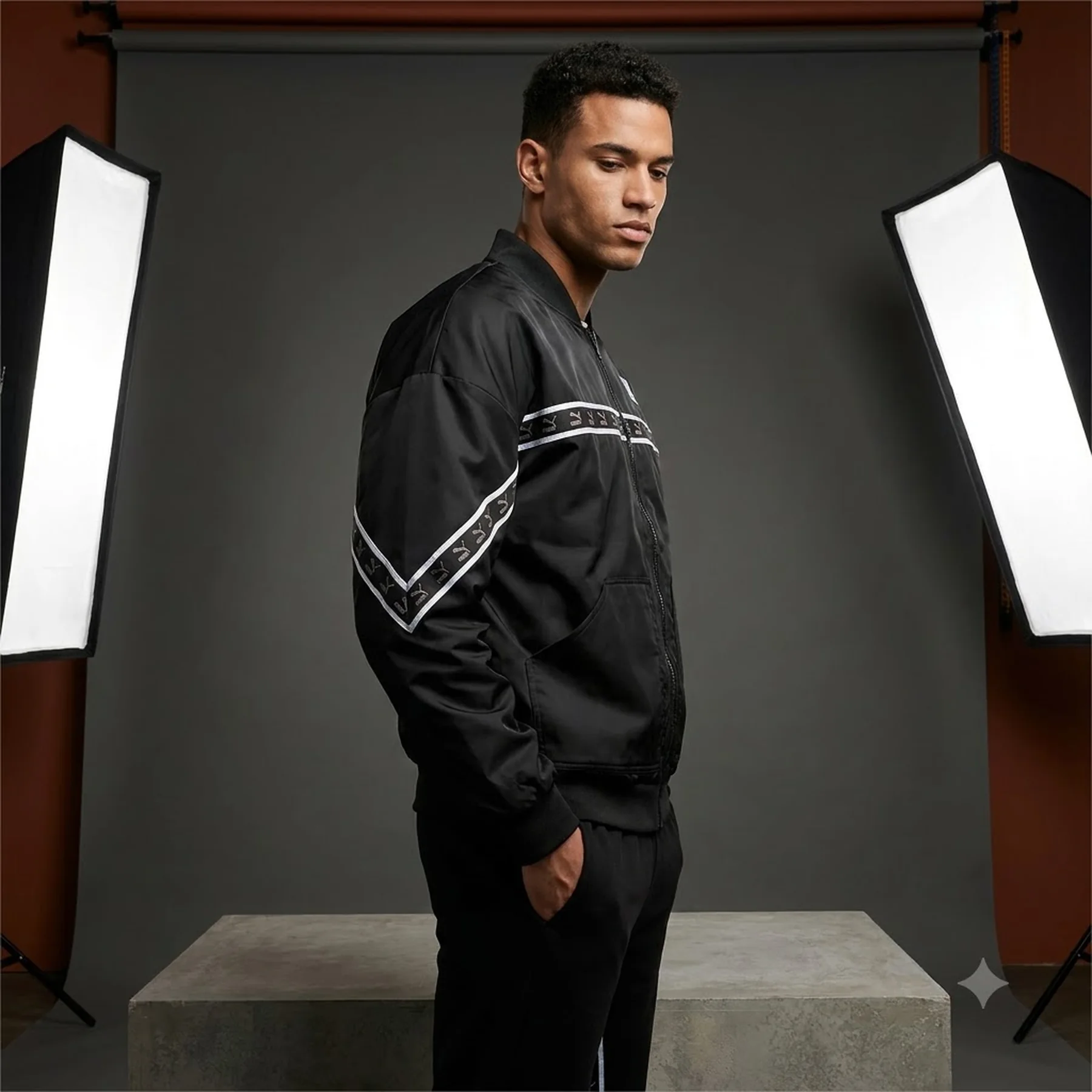 Куртка чоловіча Puma Statement Bomber Jacket Black (532355-01)