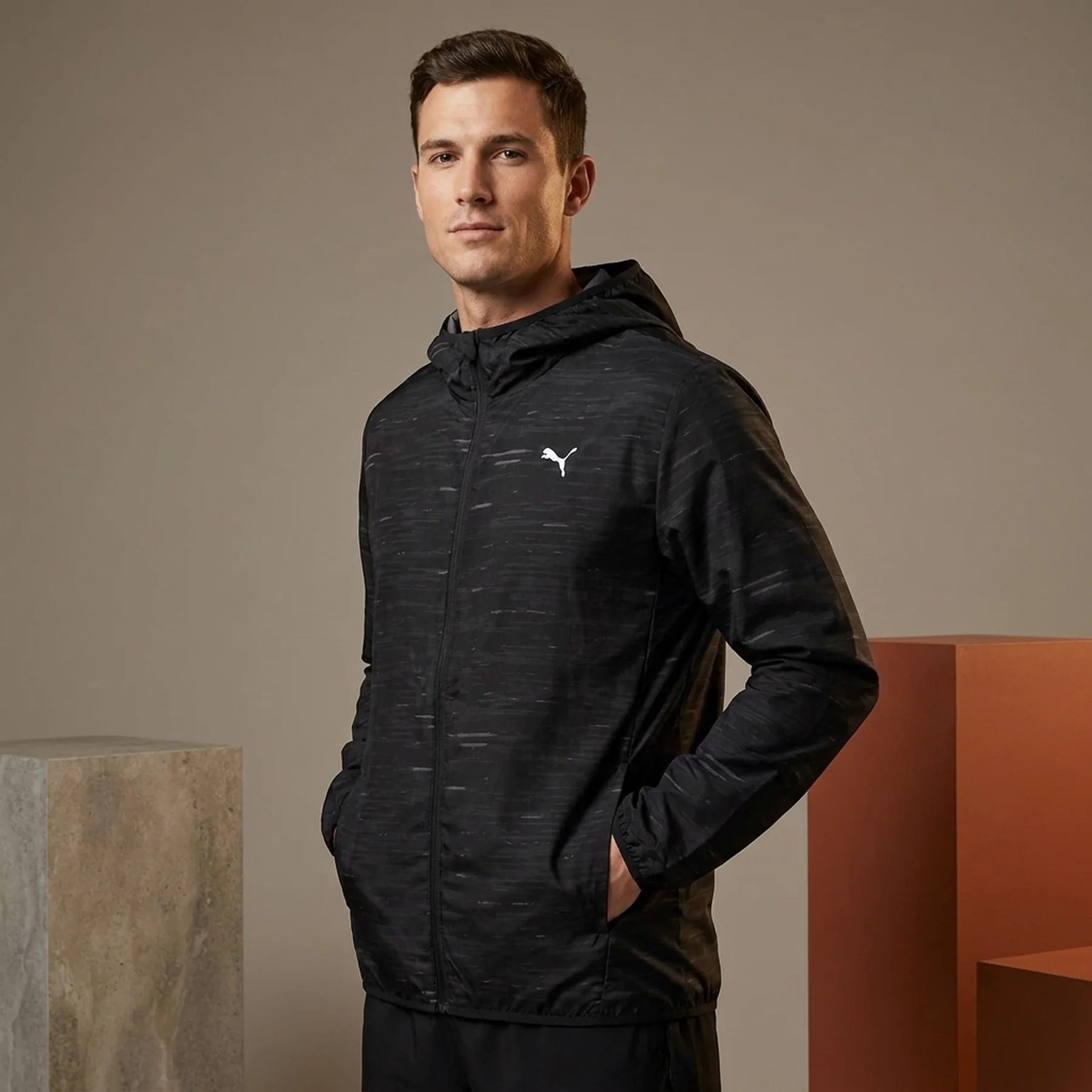 Куртка чоловіча Puma Tad Essentials Aop Black (526734-01)