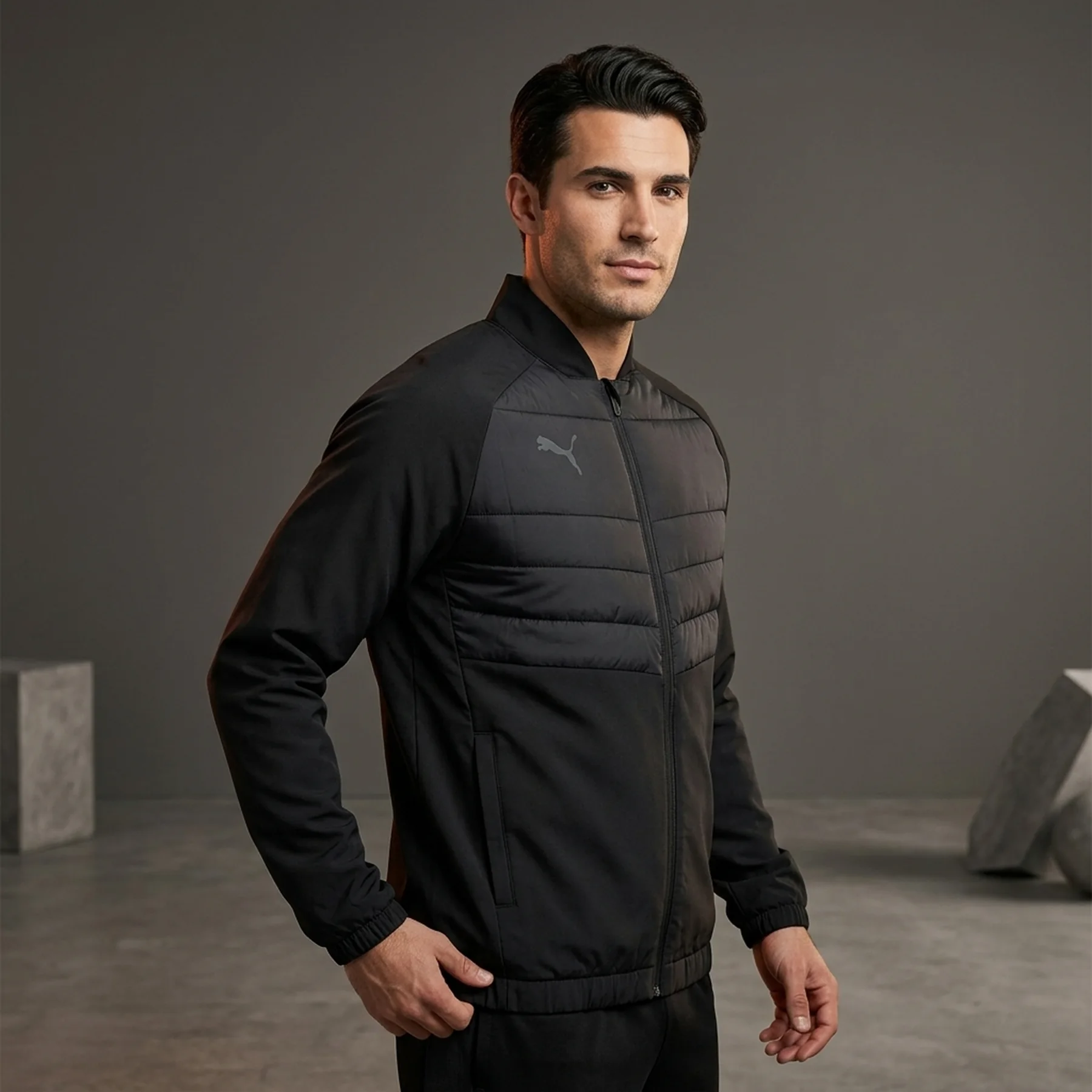 Куртка чоловіча Puma Teamliga Hybrid Jacket Black (657321-03)