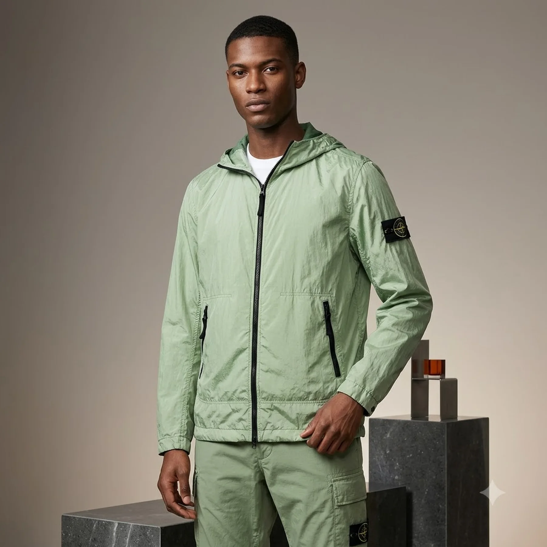 Куртка чоловіча Stone Island Hyper Dense Nylon Raso Light Jacket
