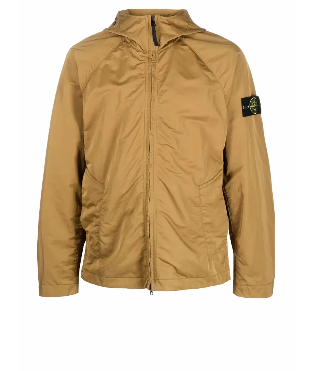 Куртка чоловіча Stone Island Zip Hooded Jacket Men Jacket Bark-Yellow Pczec