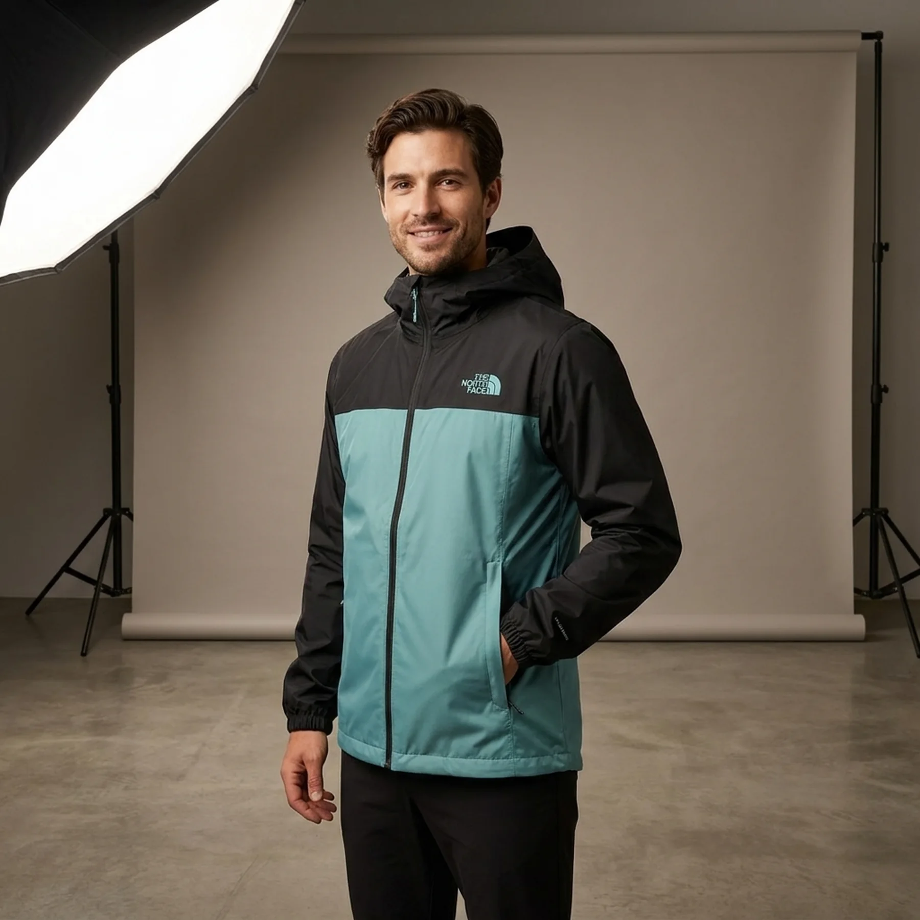 Куртка чоловіча The North Face Antora Rain Hooded Jacket Navy Blue (NF0A7QF3TK5)