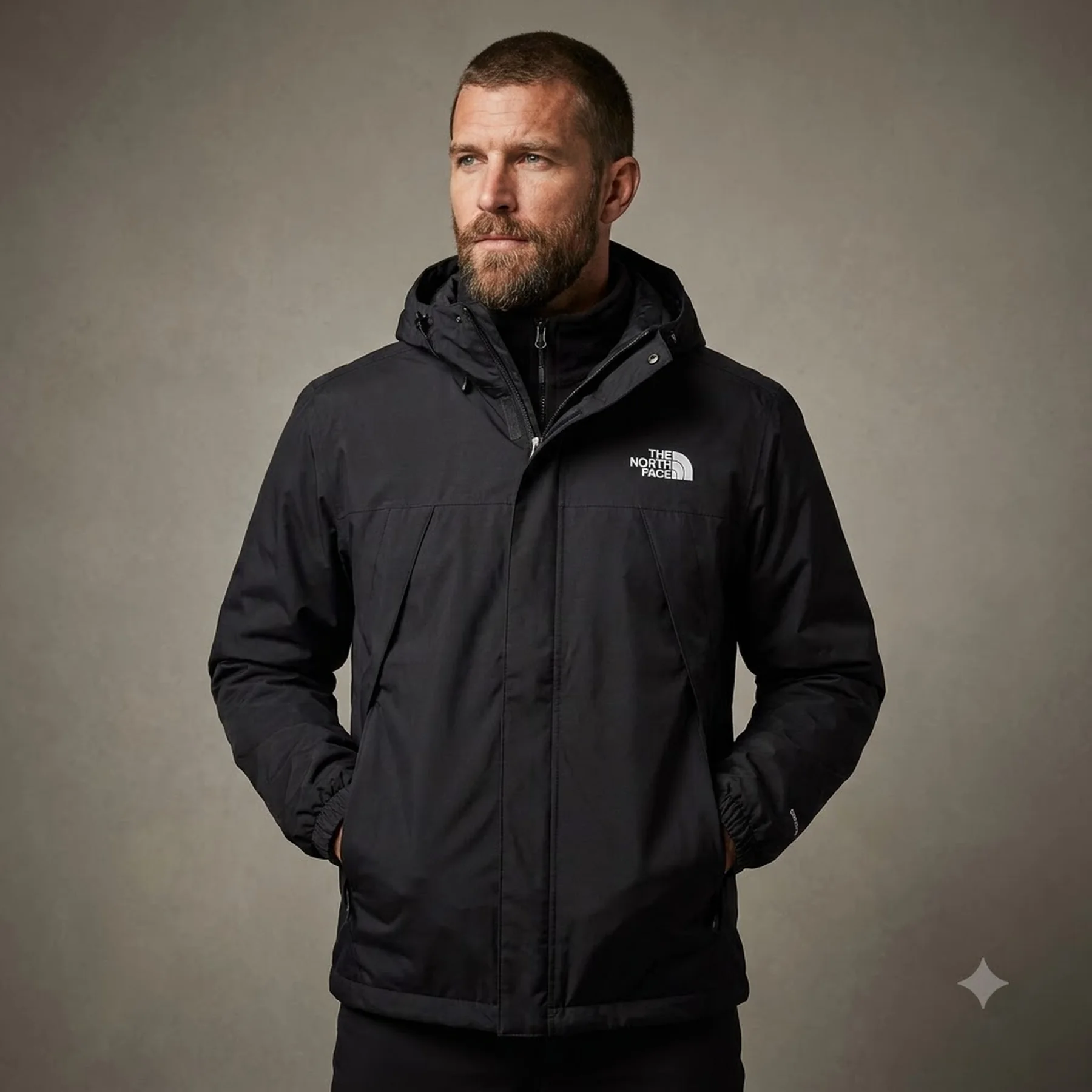 Куртка чоловіча The North Face Antora Triclimate Tnf / Vanad Black (NF0A7UJP8UR)