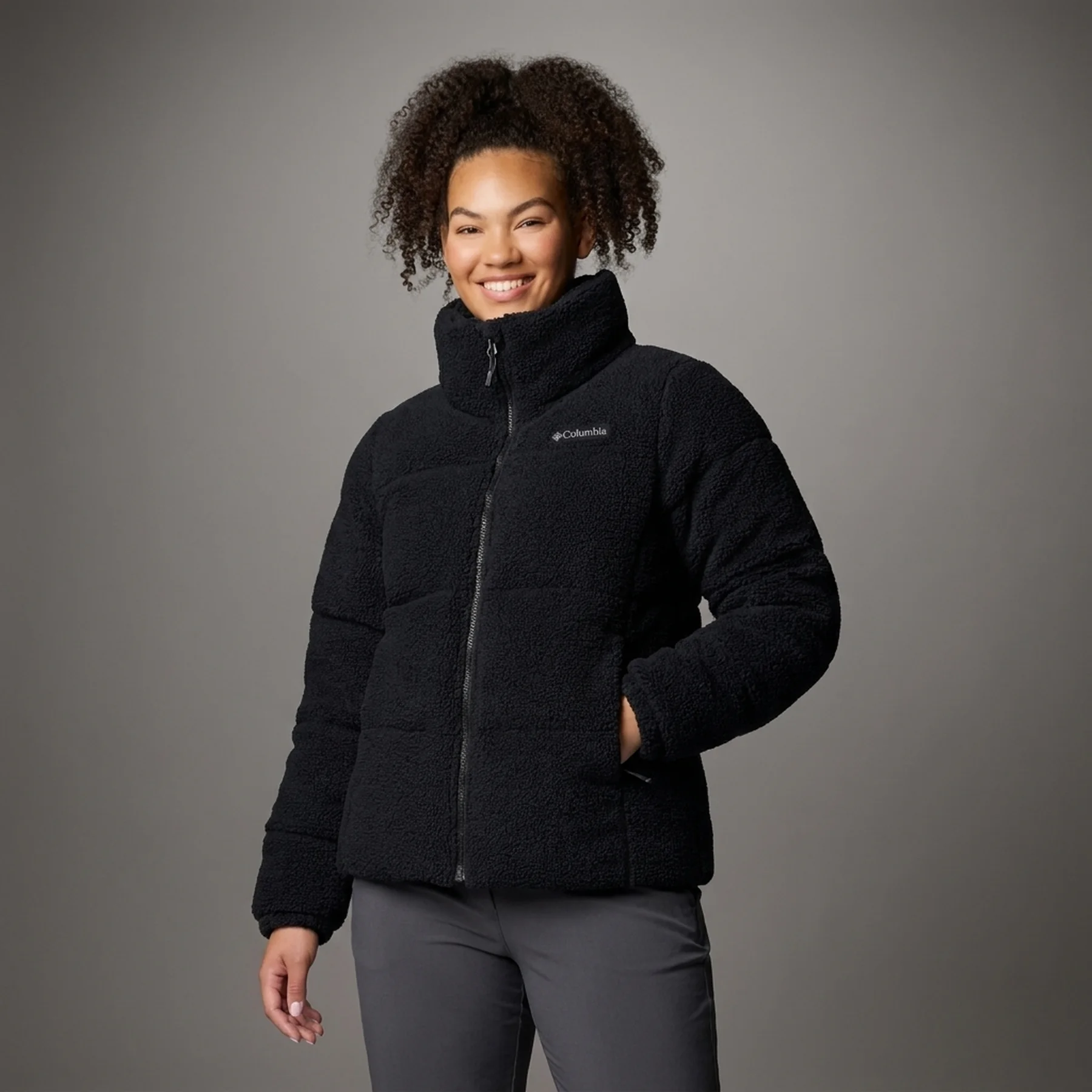 Куртка Columbia women's puffect sherpa jacket