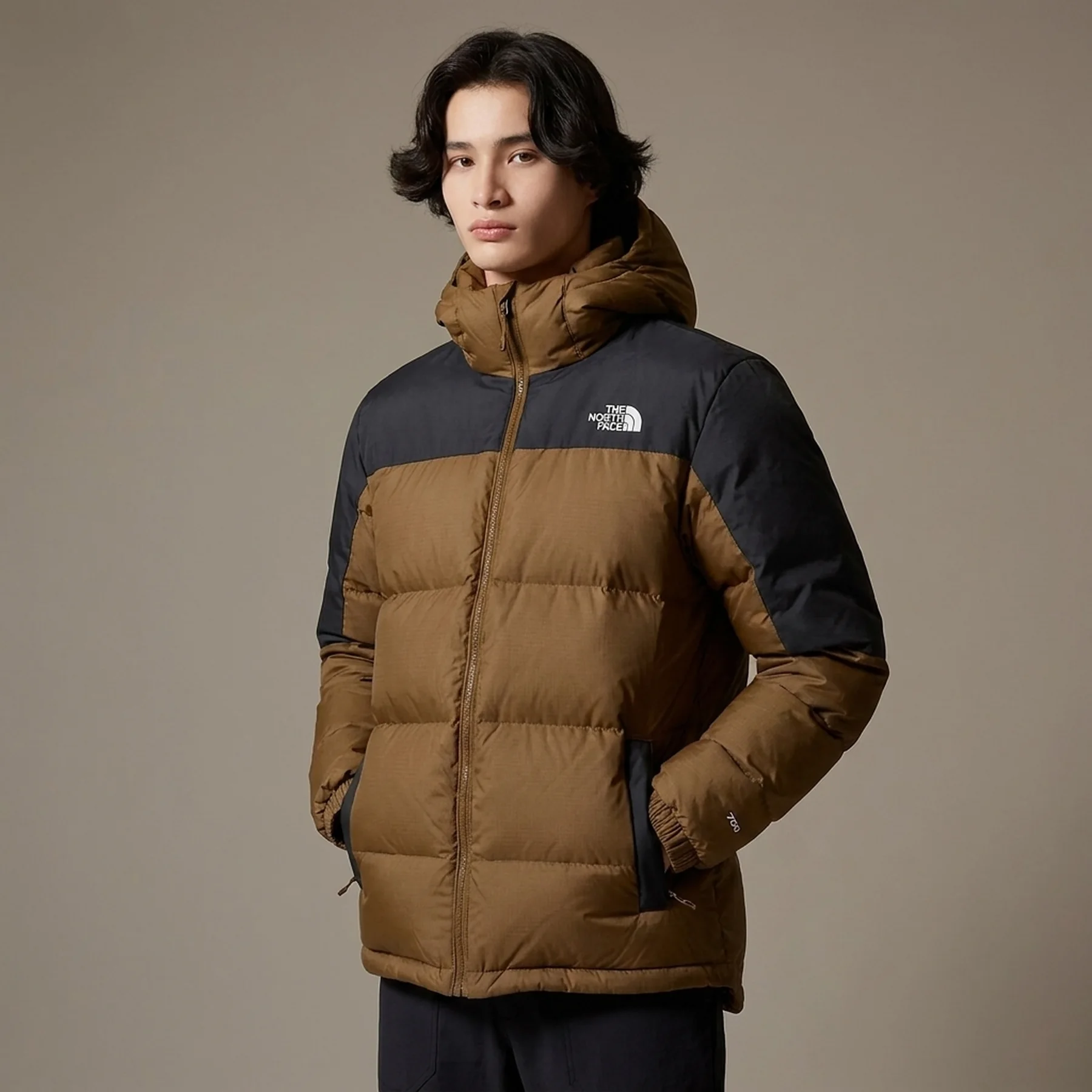 Куртка DIABLO DWN HOOD NF0A4M9LWMB1 THE NORTH FACE S Коричневий