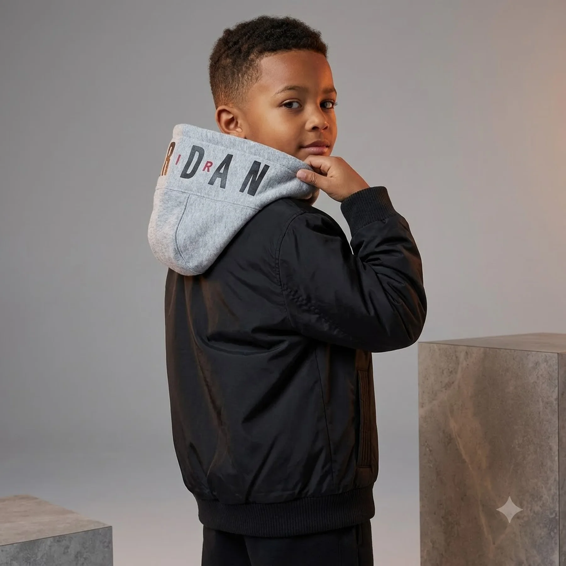 Куртка дитяча Jordan Big Logo Bomber Jr Black (95D647-023)