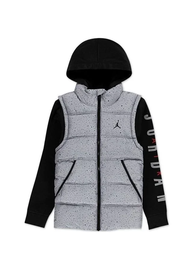 Куртка дитяча Jordan Jdb 2 Fer Jkt Black/Grey (95D191-GHJ)