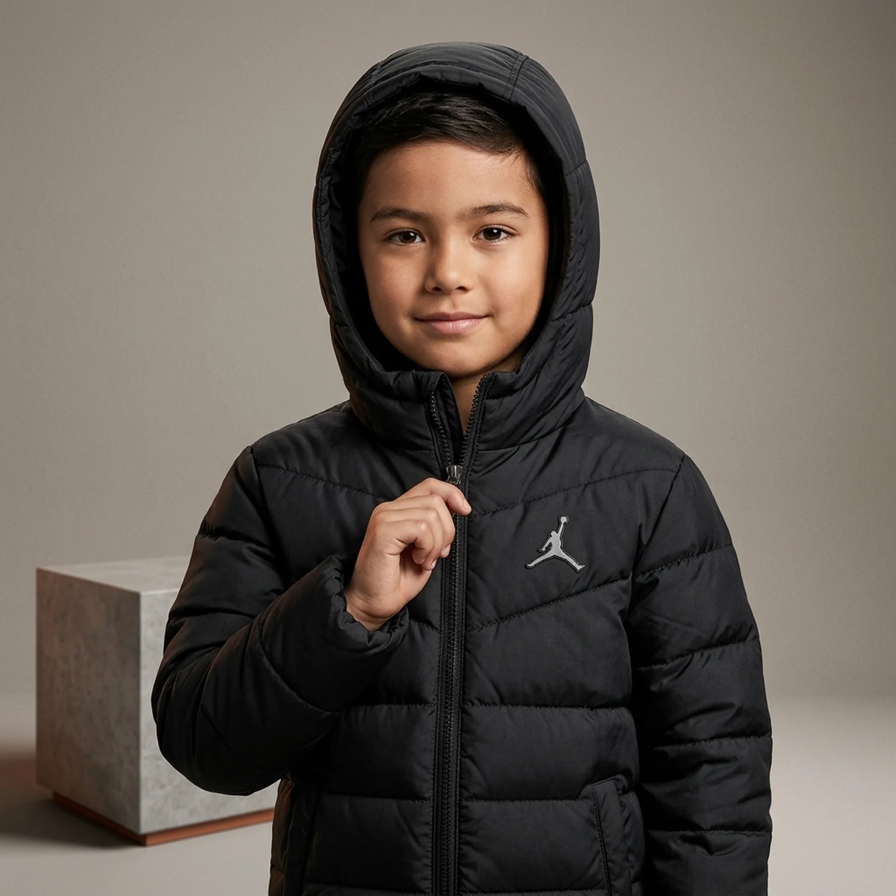 Куртка дитяча Jordan Mj Brooklyn Puffer Black (85F014-023)